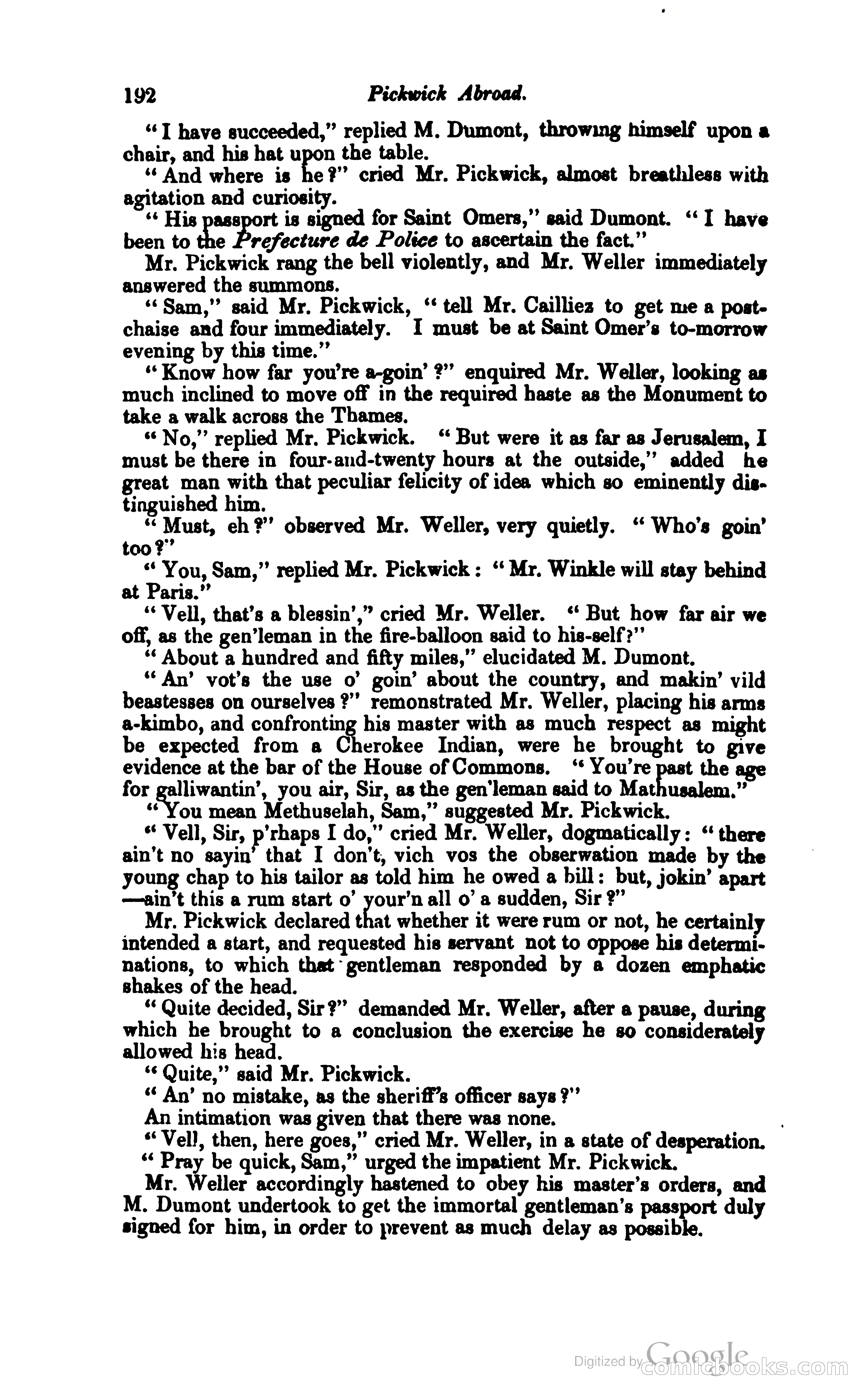 Pickwick Abroad: or, The Tour in France — page 241 of 399