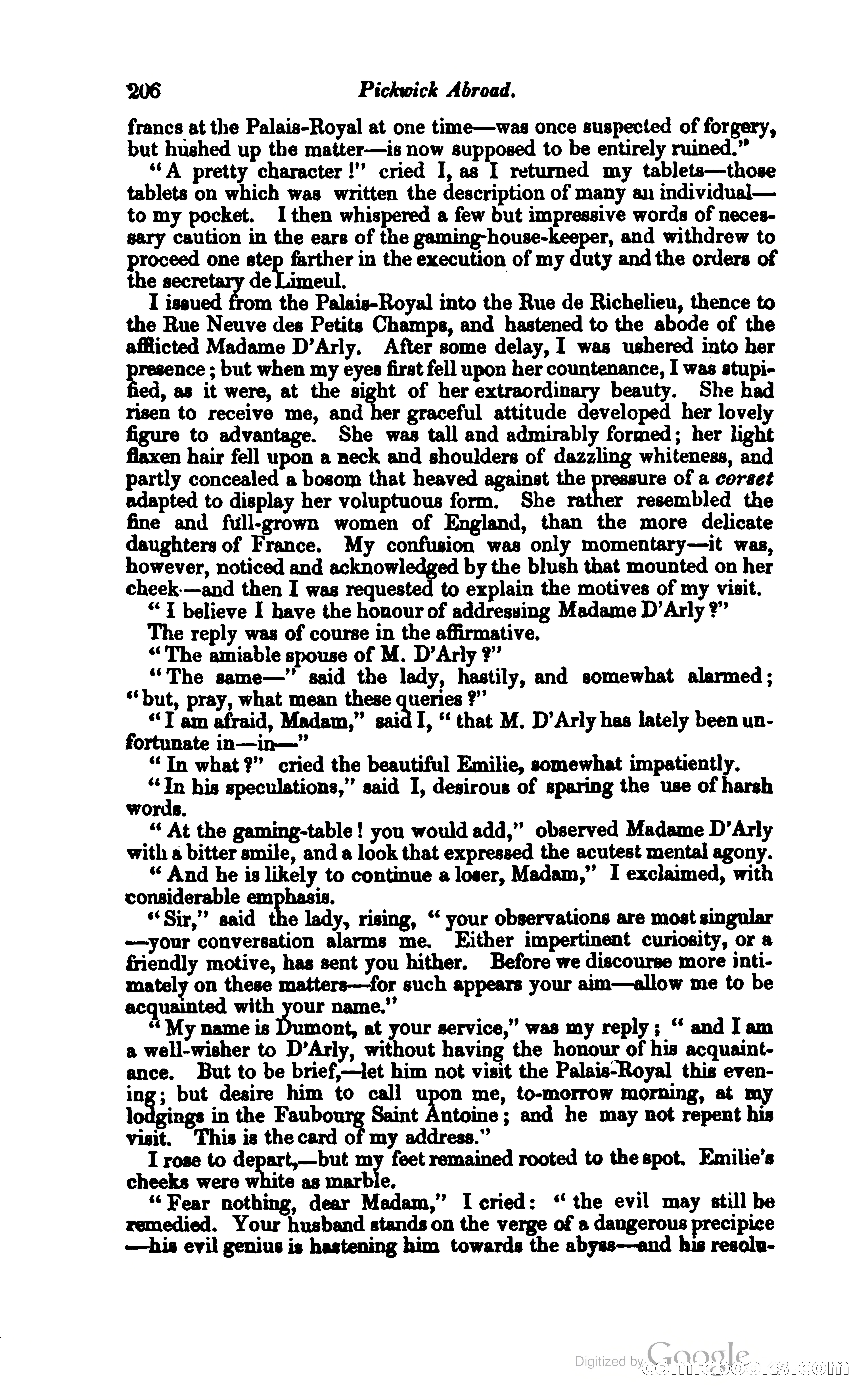 Pickwick Abroad: or, The Tour in France — page 255 of 399