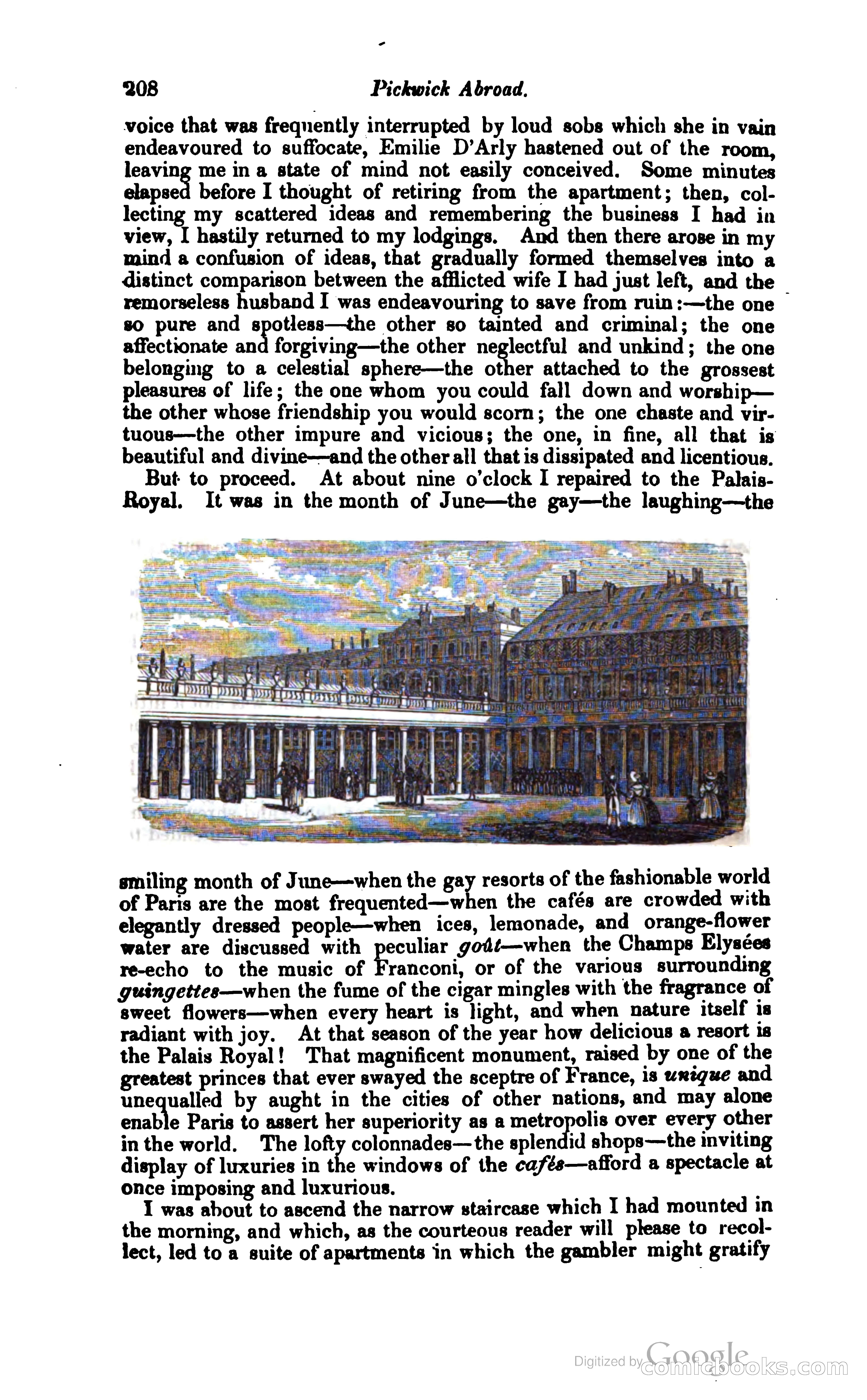 Pickwick Abroad: or, The Tour in France — page 257 of 399