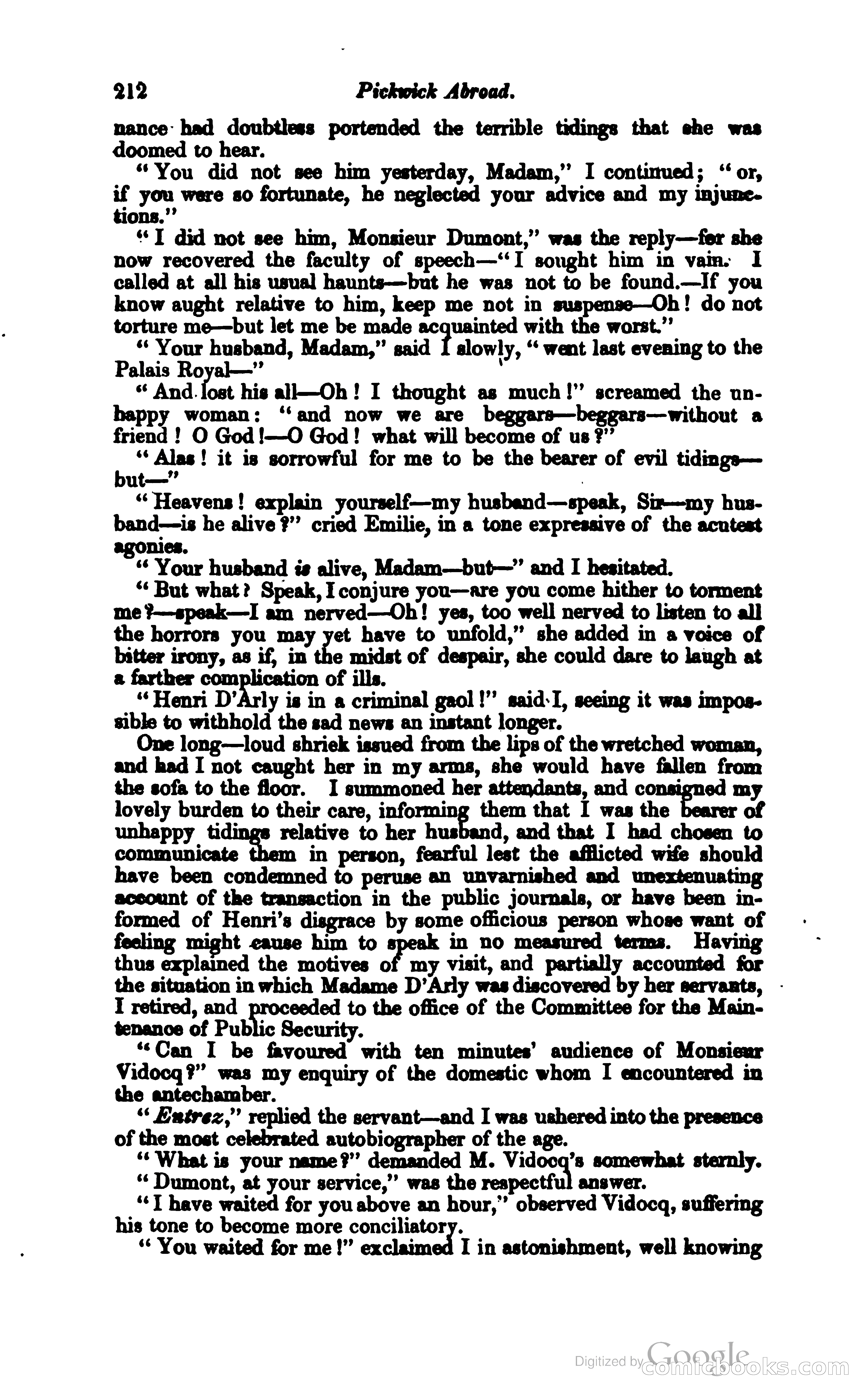 Pickwick Abroad: or, The Tour in France — page 261 of 399