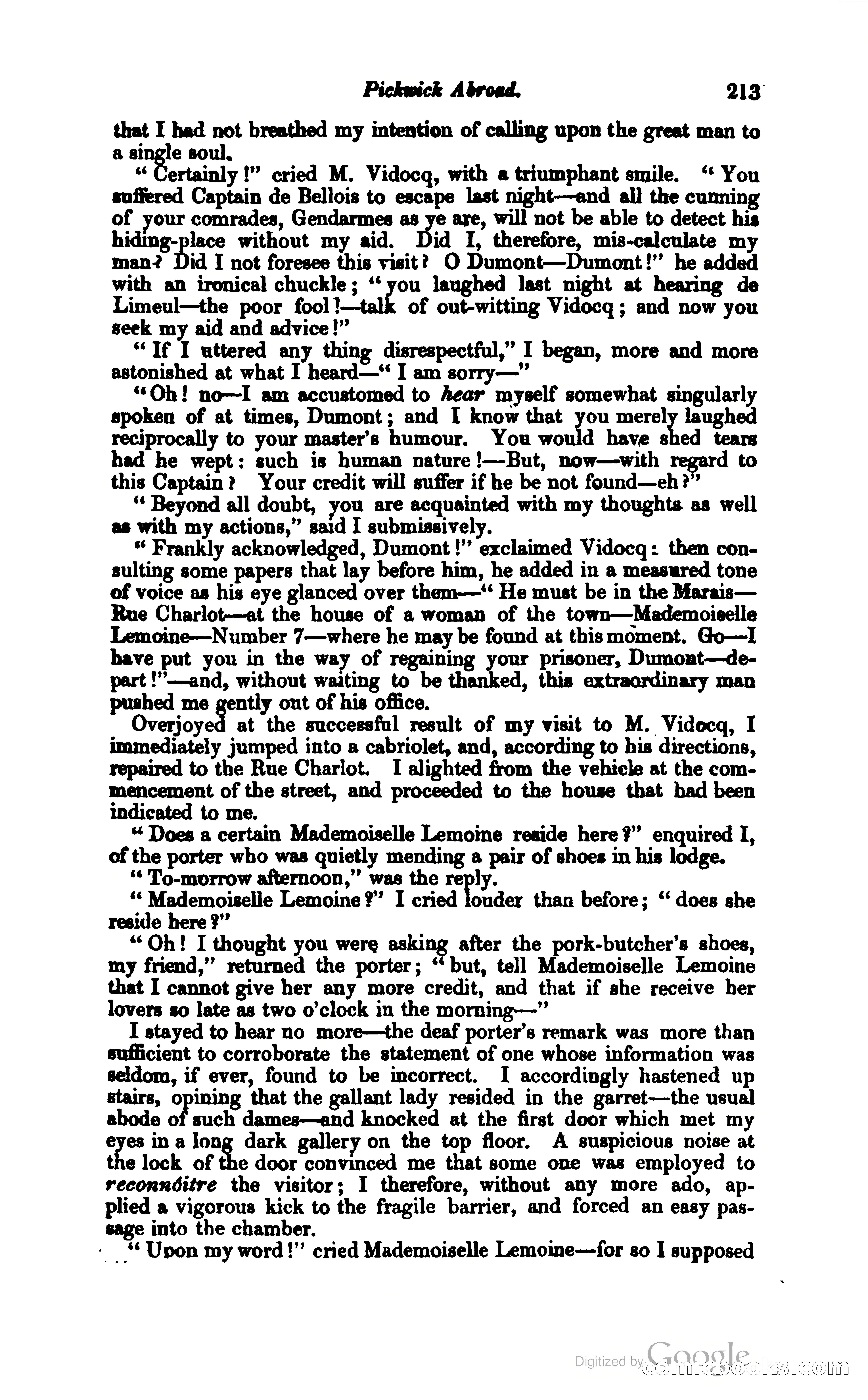 Pickwick Abroad: or, The Tour in France — page 262 of 399