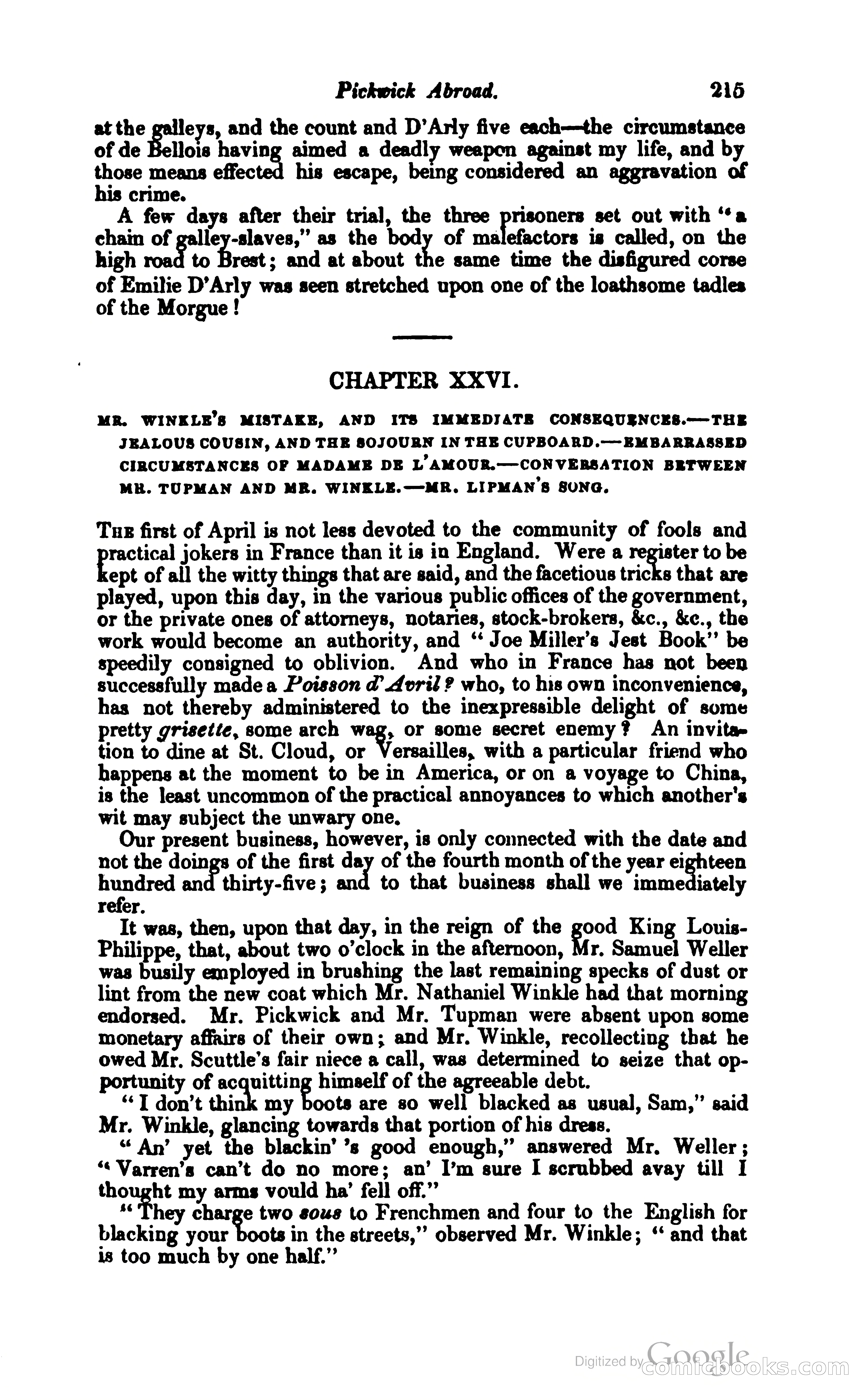 Pickwick Abroad: or, The Tour in France — page 266 of 399