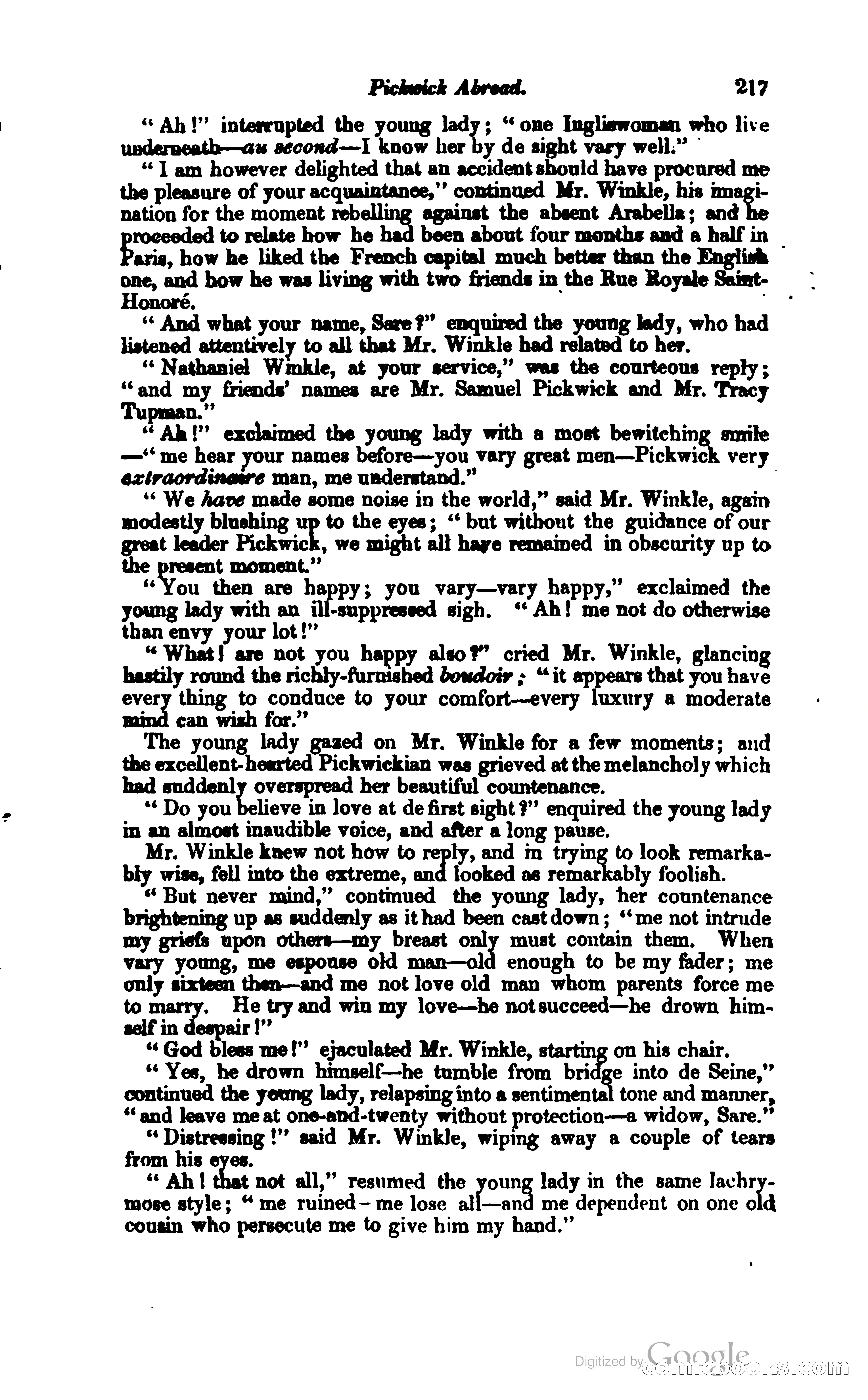 Pickwick Abroad: or, The Tour in France — page 268 of 399