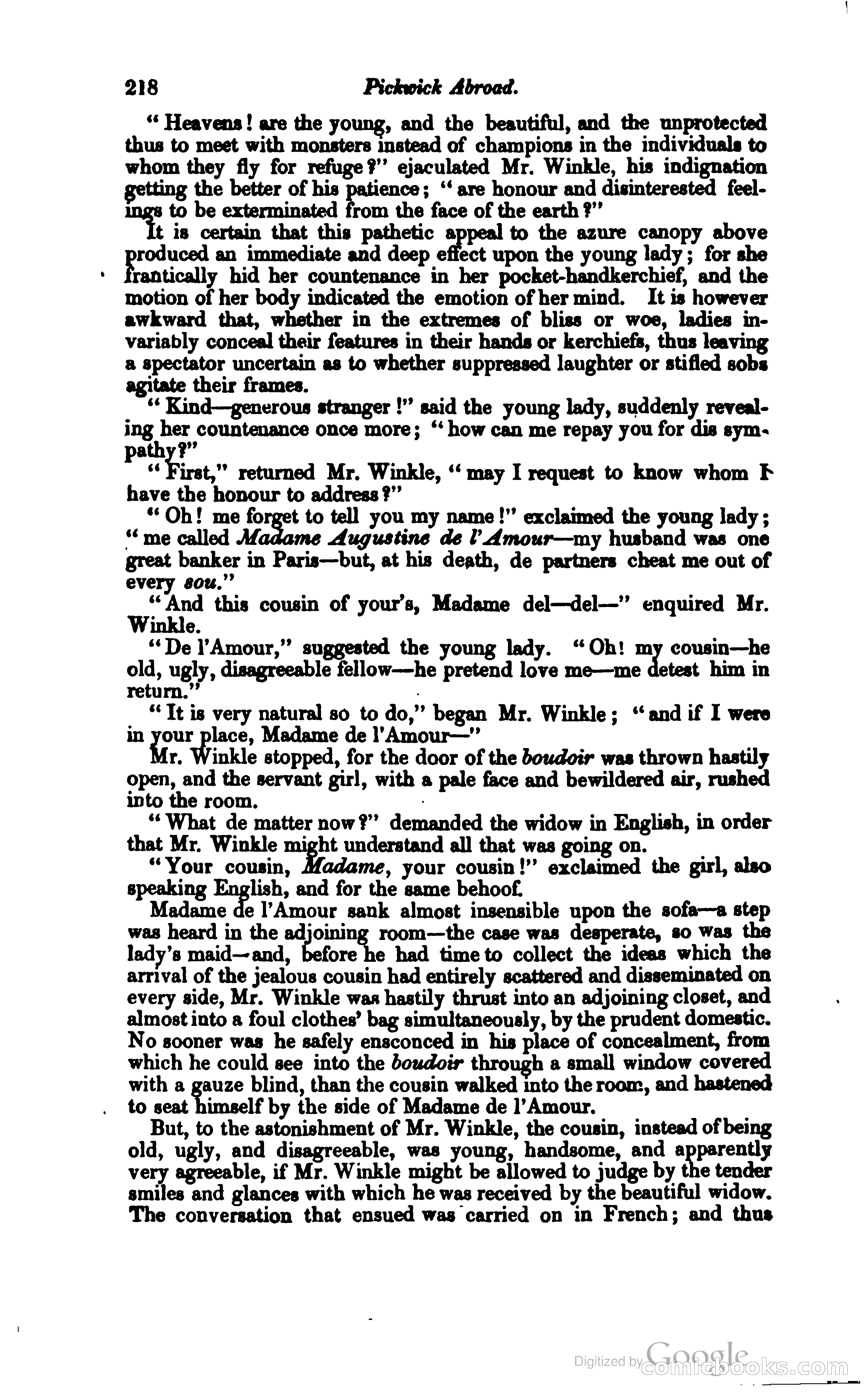 Pickwick Abroad: or, The Tour in France — page 269 of 399