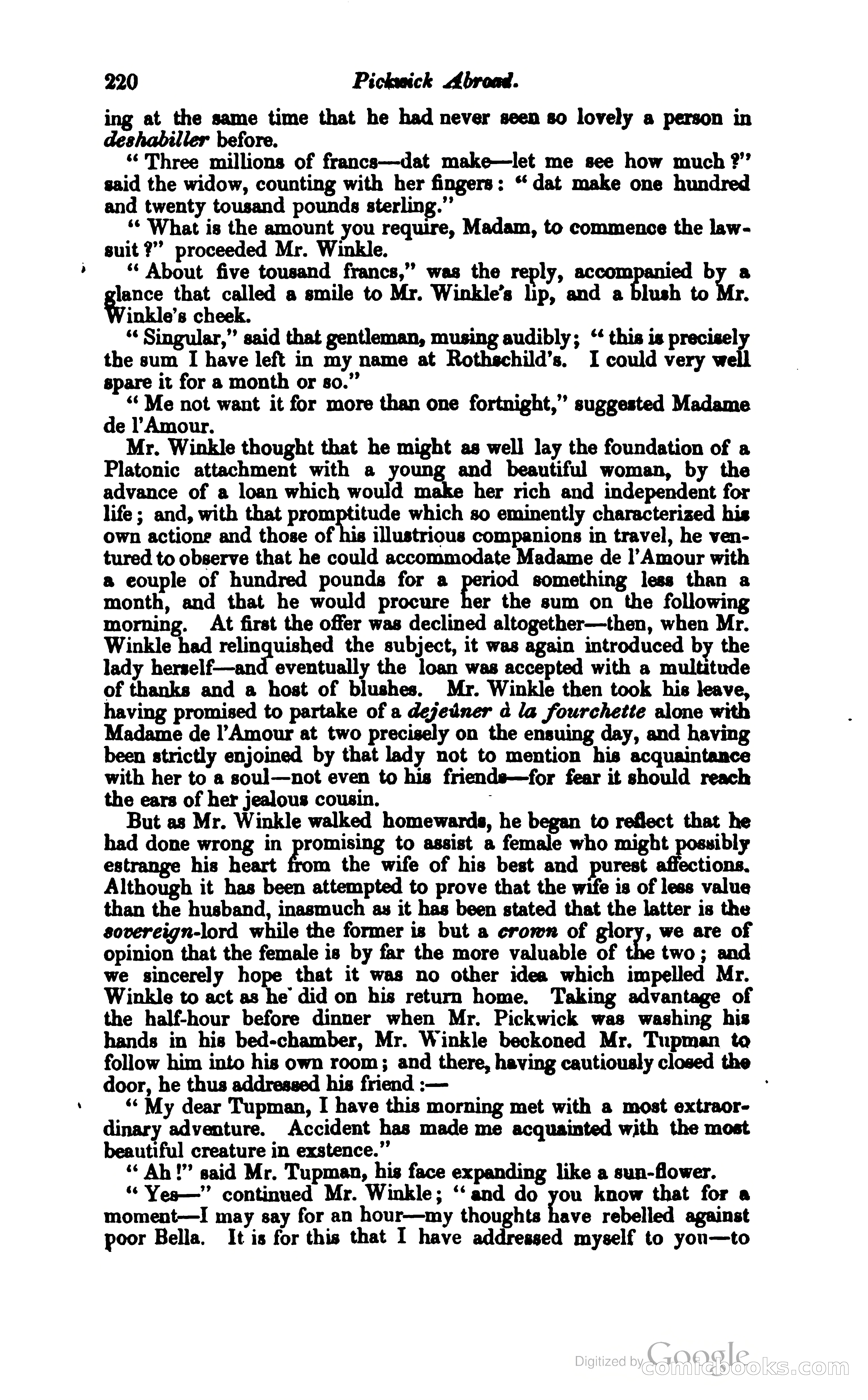 Pickwick Abroad: or, The Tour in France — page 273 of 399