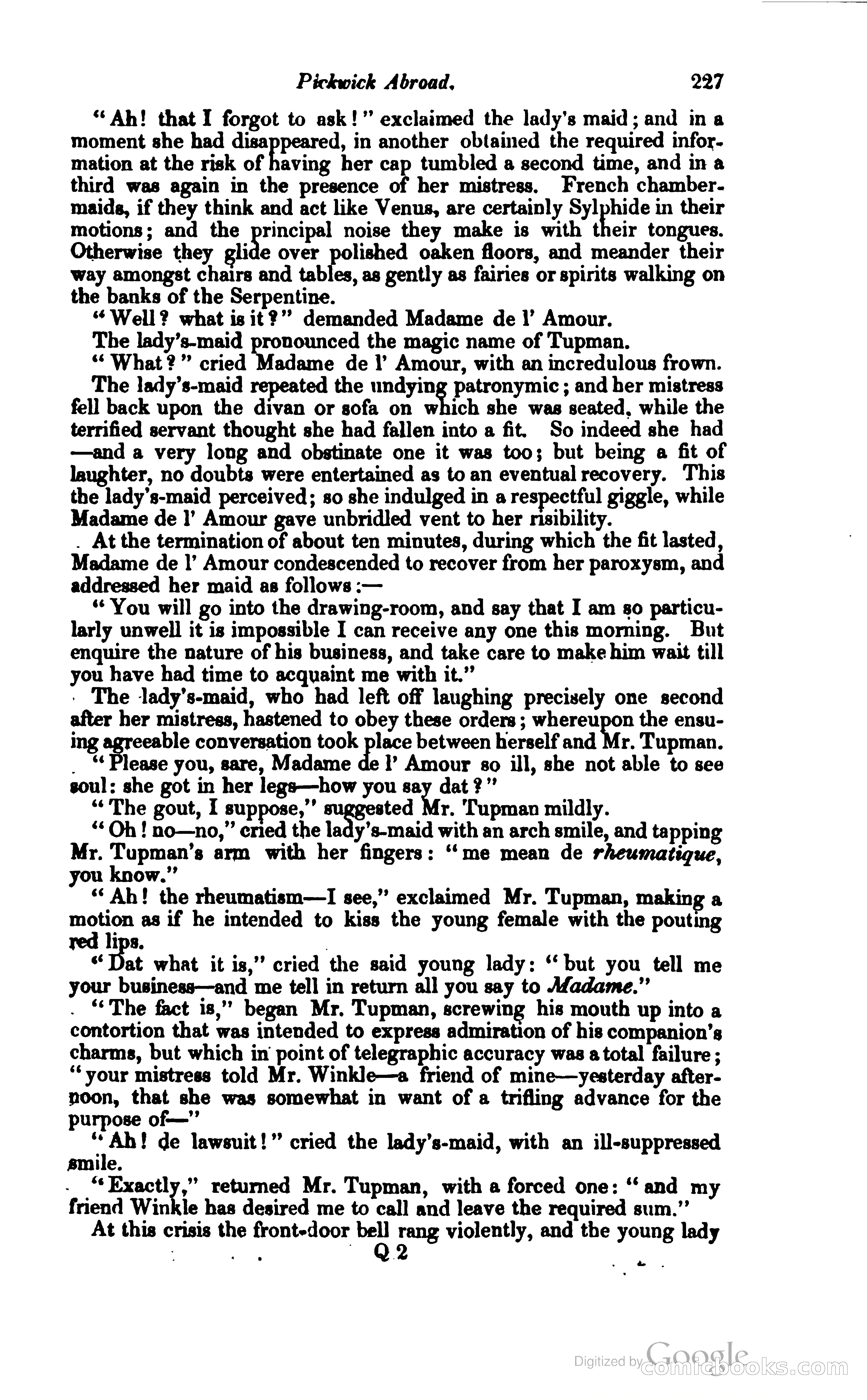 Pickwick Abroad: or, The Tour in France — page 280 of 399