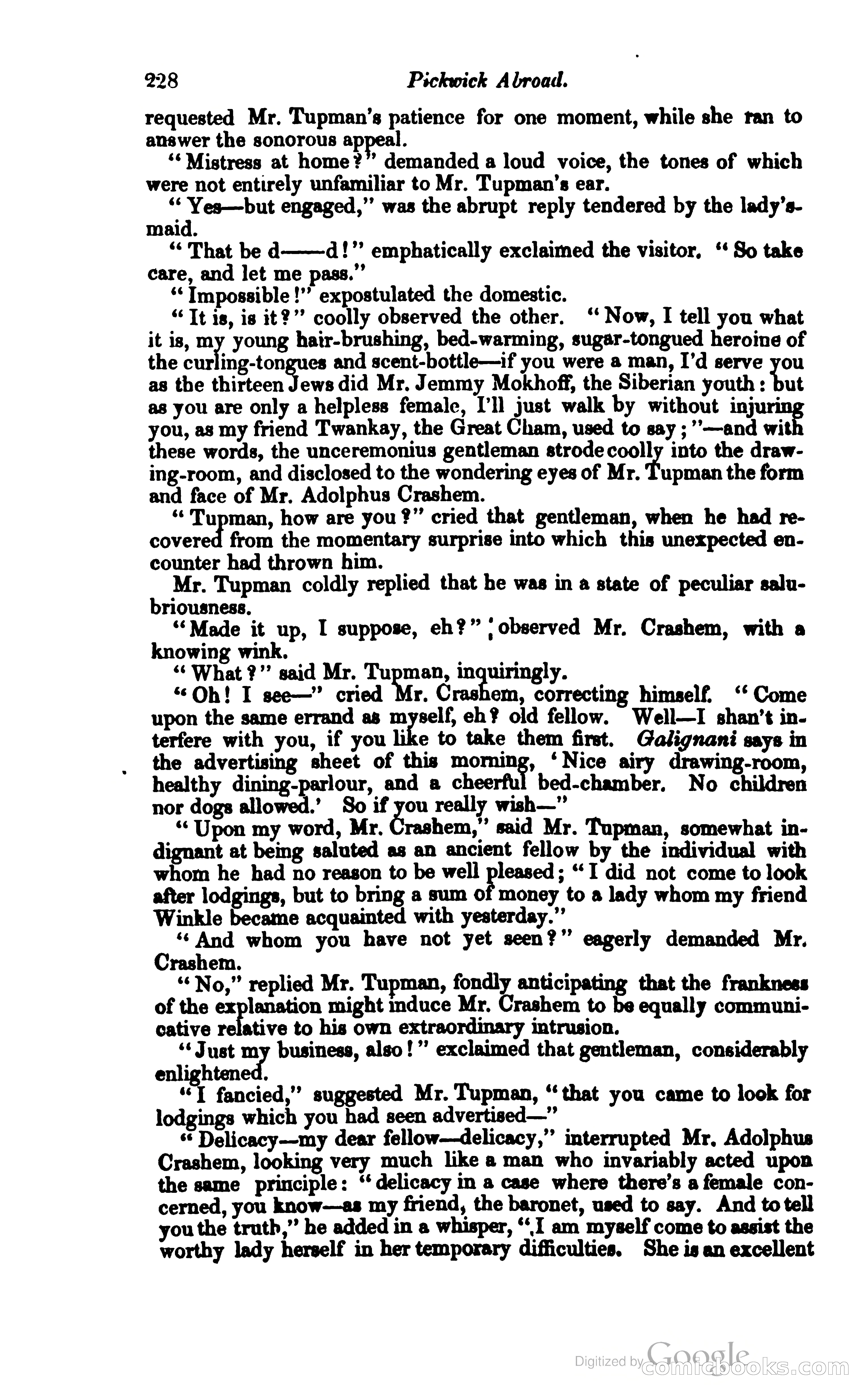 Pickwick Abroad: or, The Tour in France — page 281 of 399