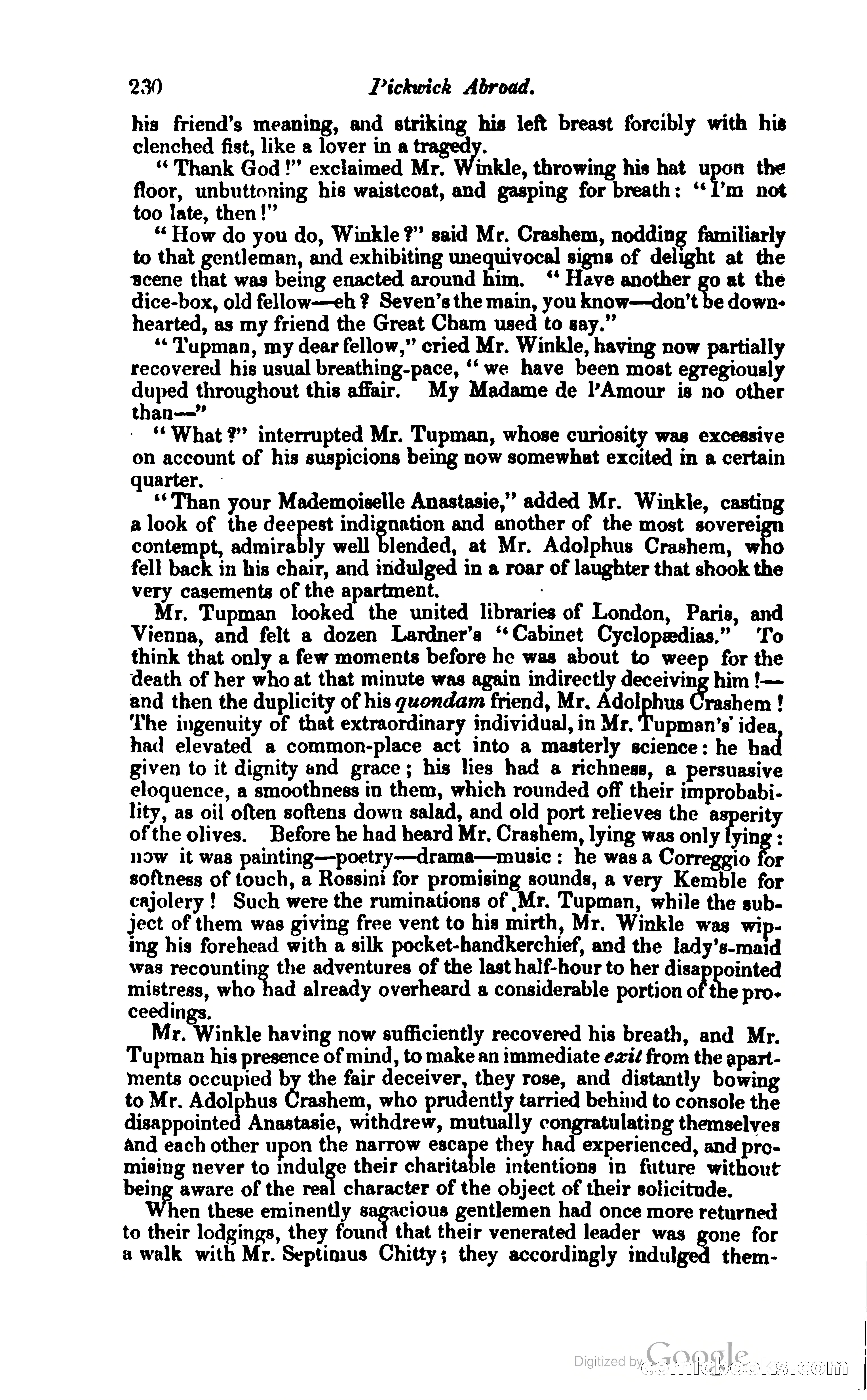 Pickwick Abroad: or, The Tour in France — page 285 of 399