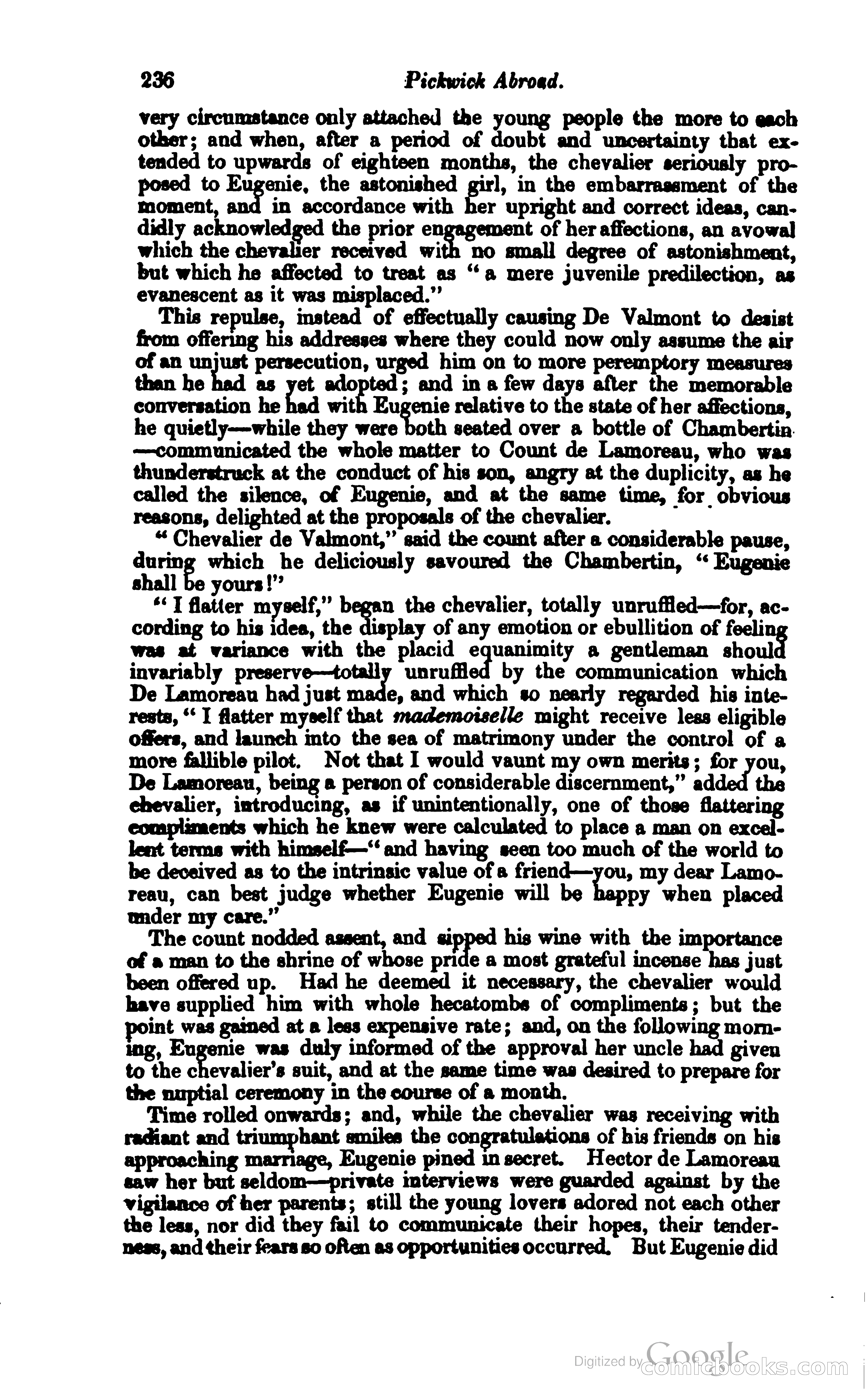 Pickwick Abroad: or, The Tour in France — page 291 of 399