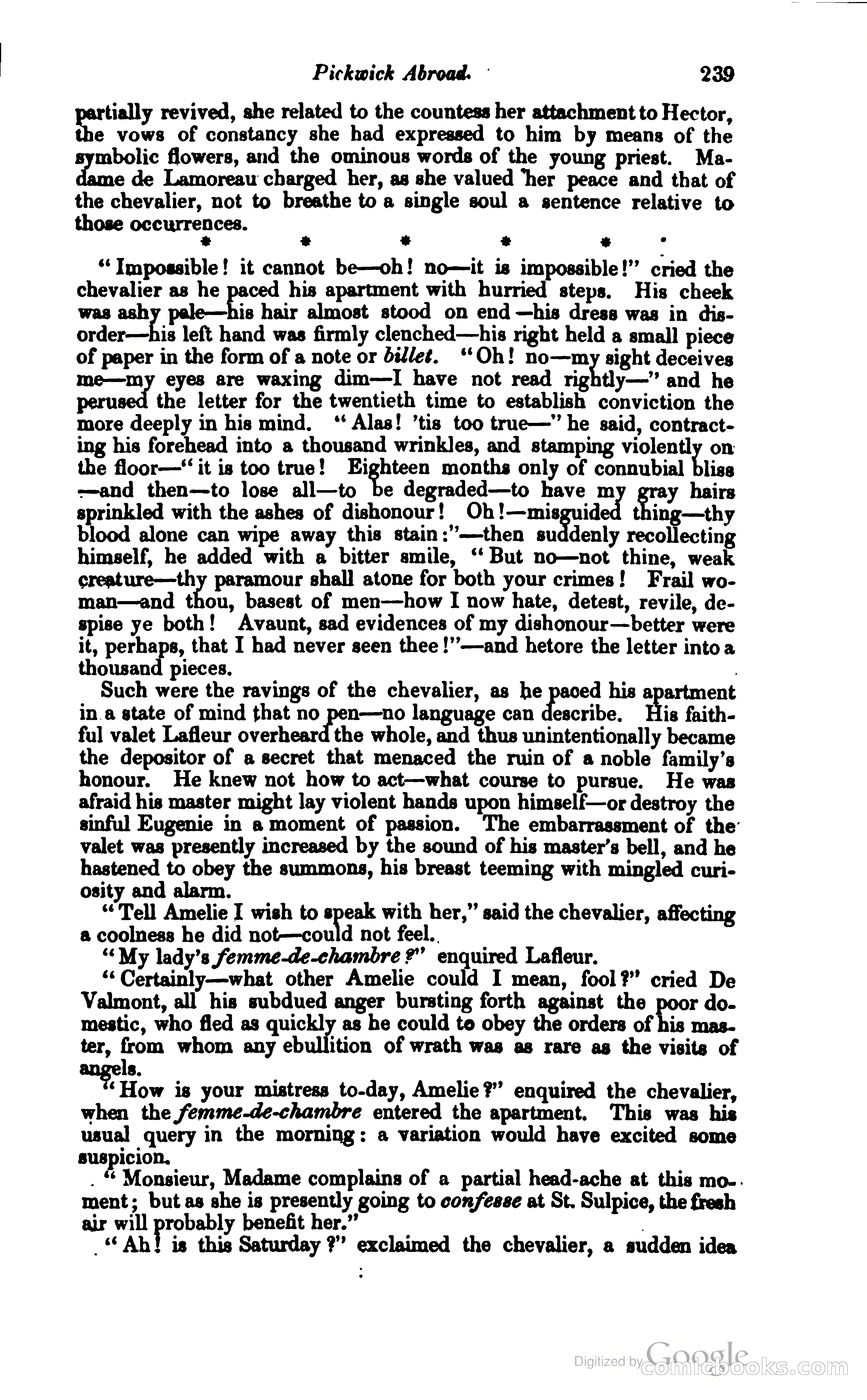 Pickwick Abroad: or, The Tour in France — page 294 of 399