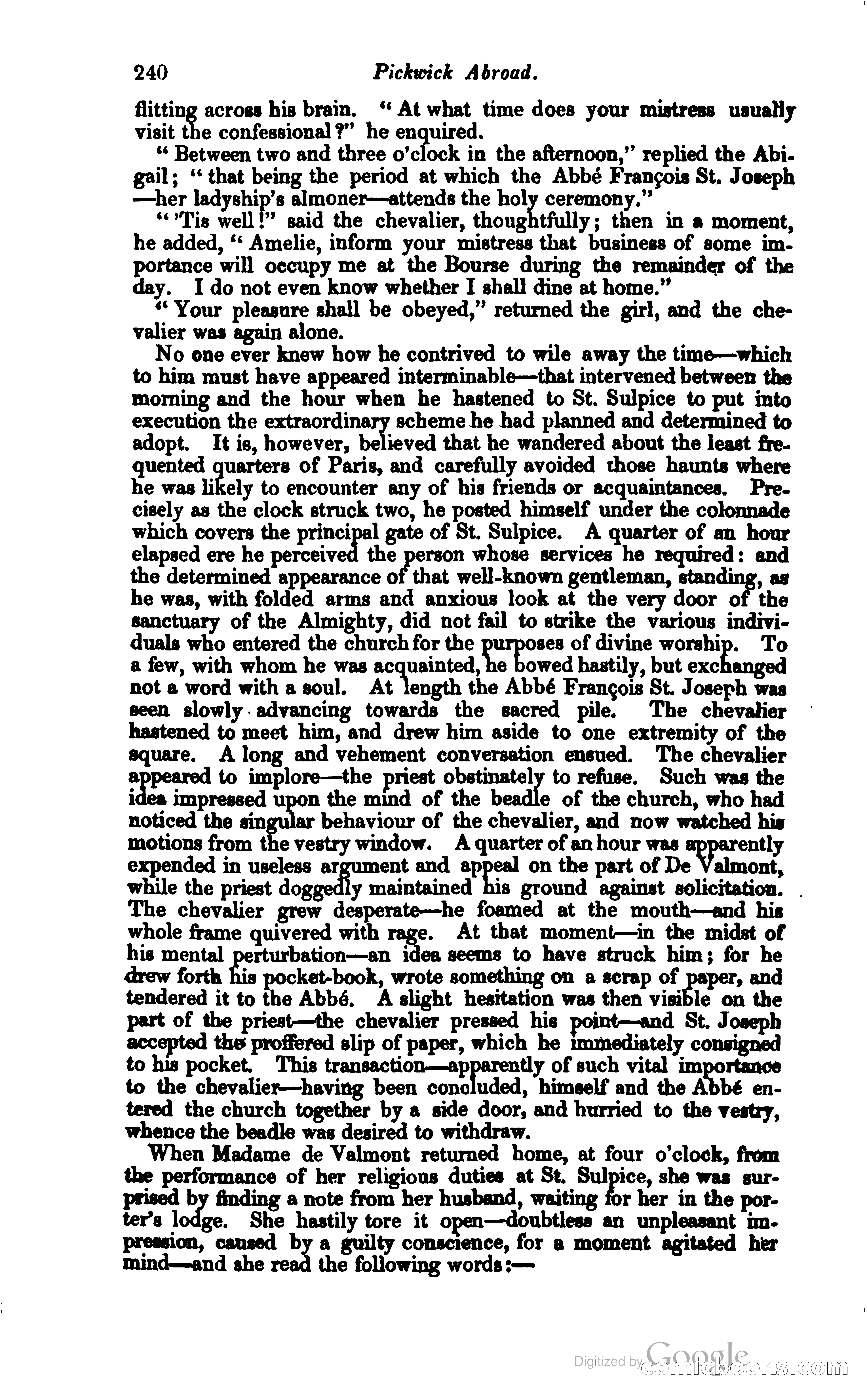 Pickwick Abroad: or, The Tour in France — page 295 of 399