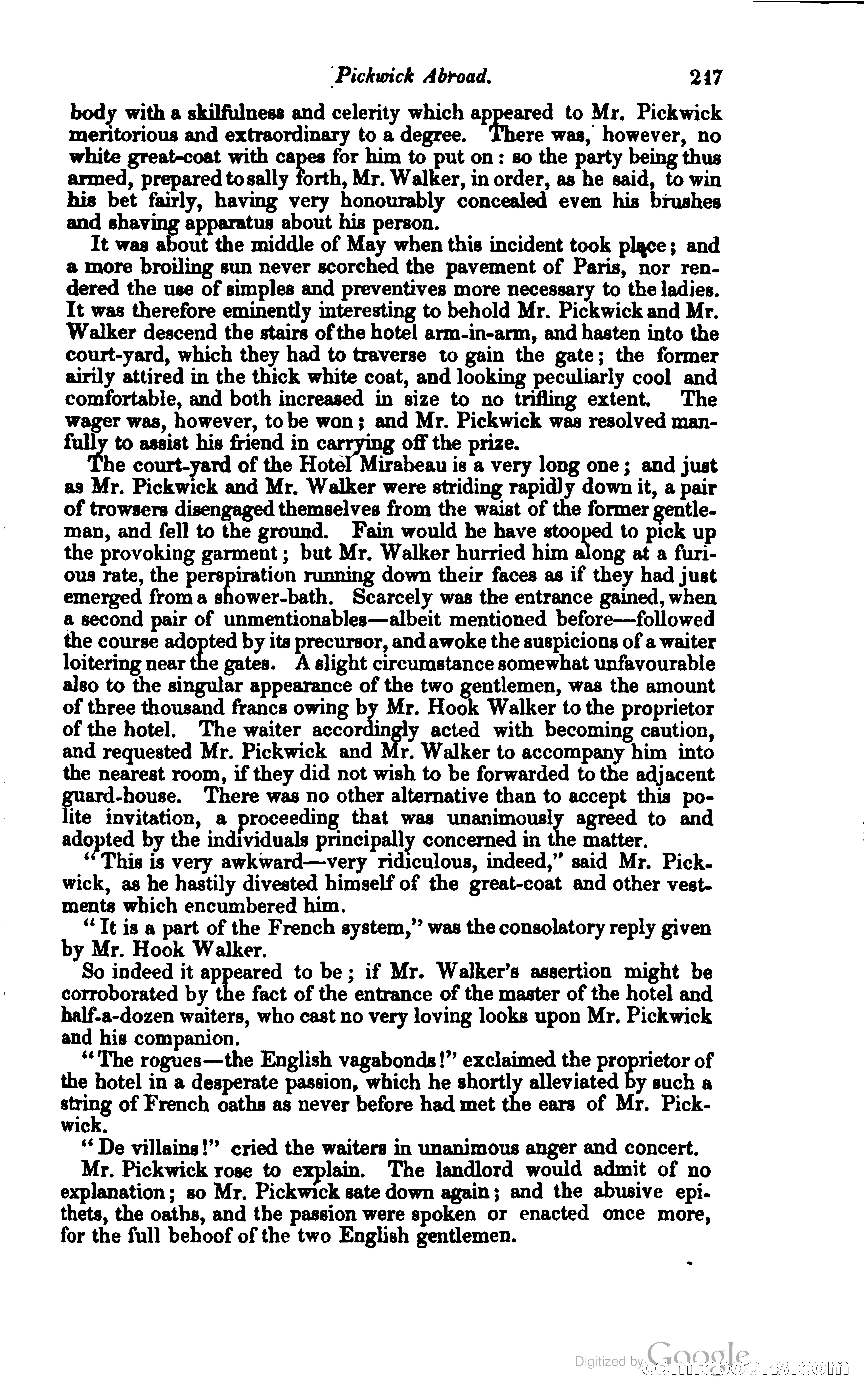 Pickwick Abroad: or, The Tour in France — page 304 of 399
