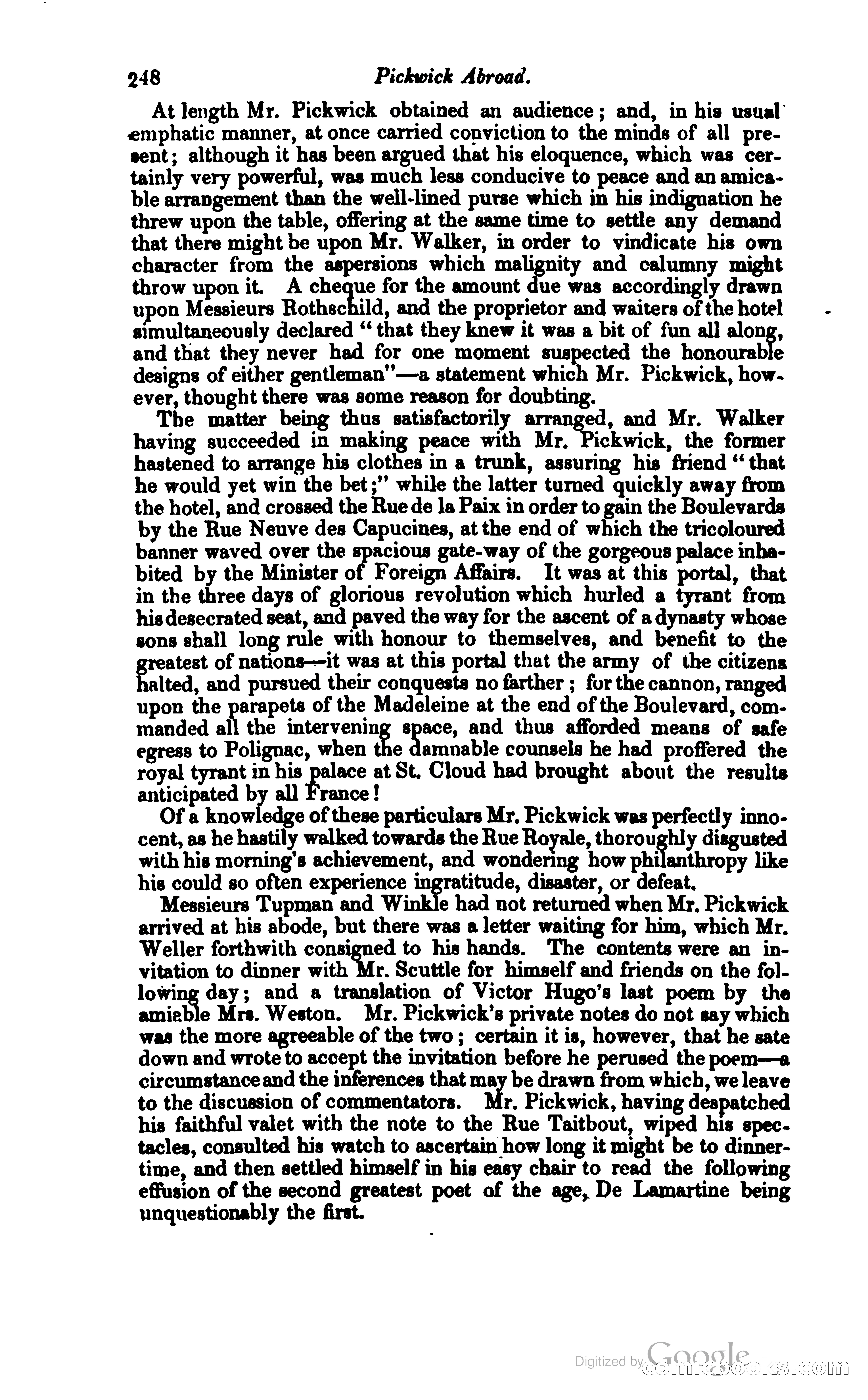 Pickwick Abroad: or, The Tour in France — page 305 of 399