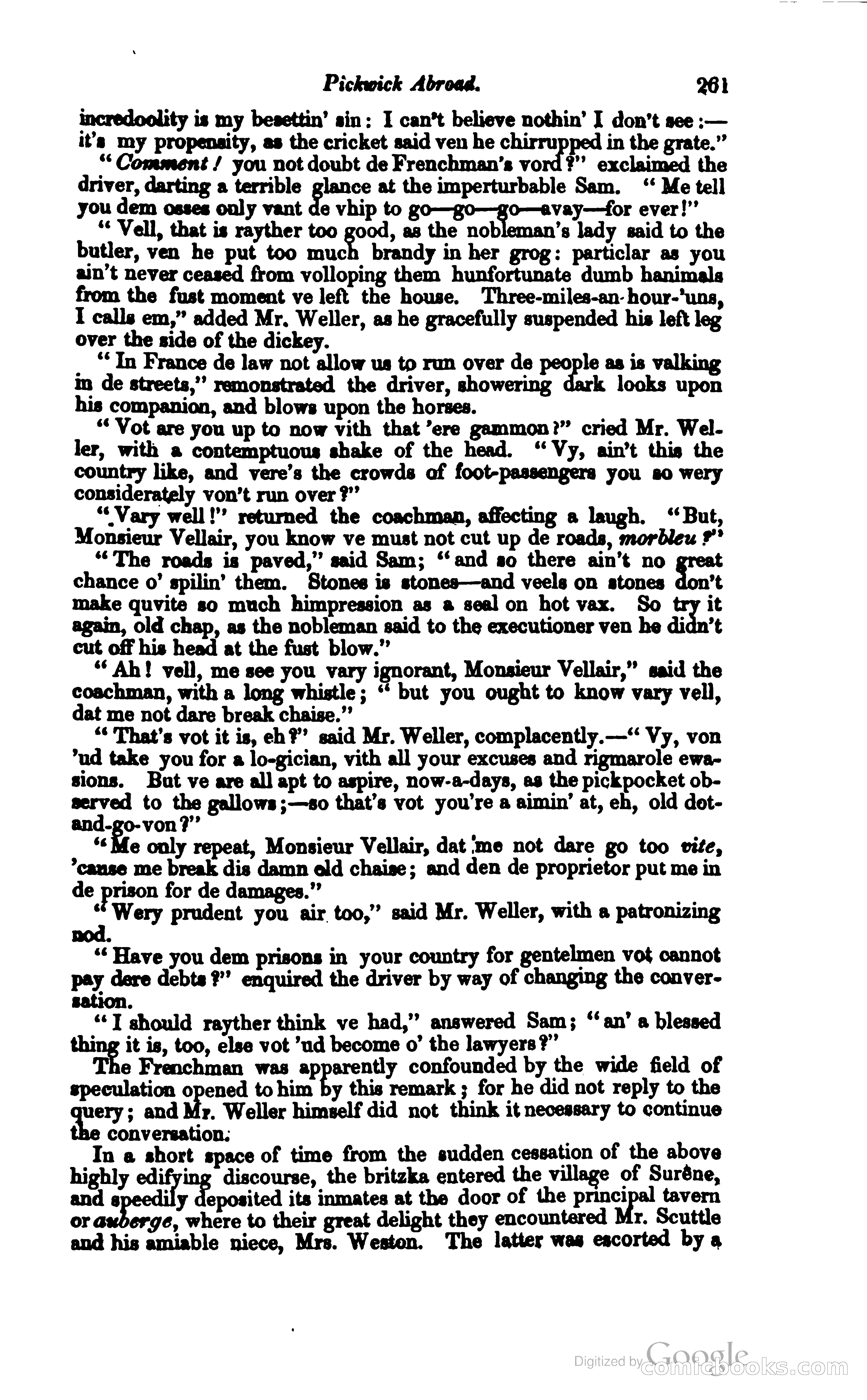 Pickwick Abroad: or, The Tour in France — page 318 of 399