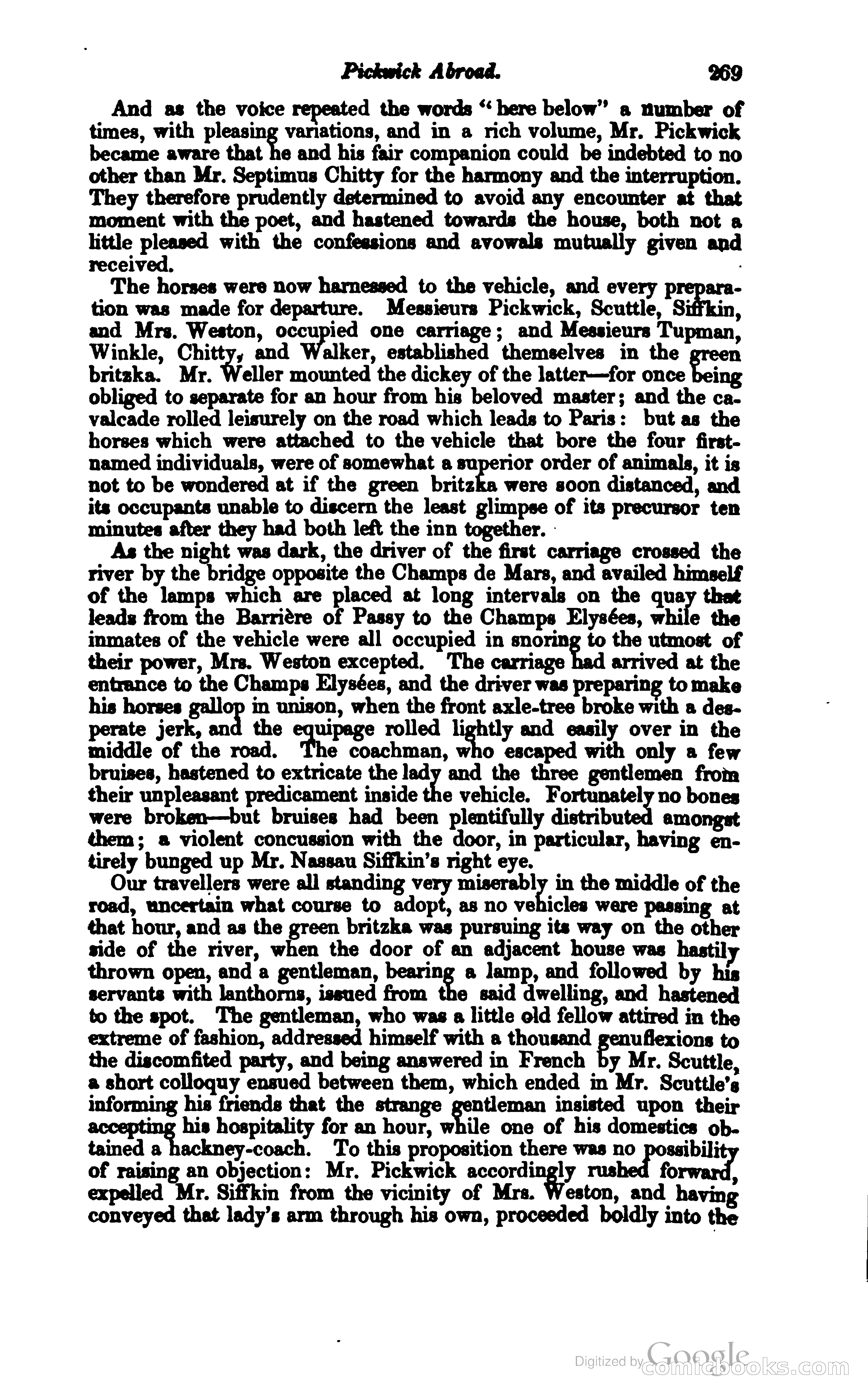 Pickwick Abroad: or, The Tour in France — page 328 of 399