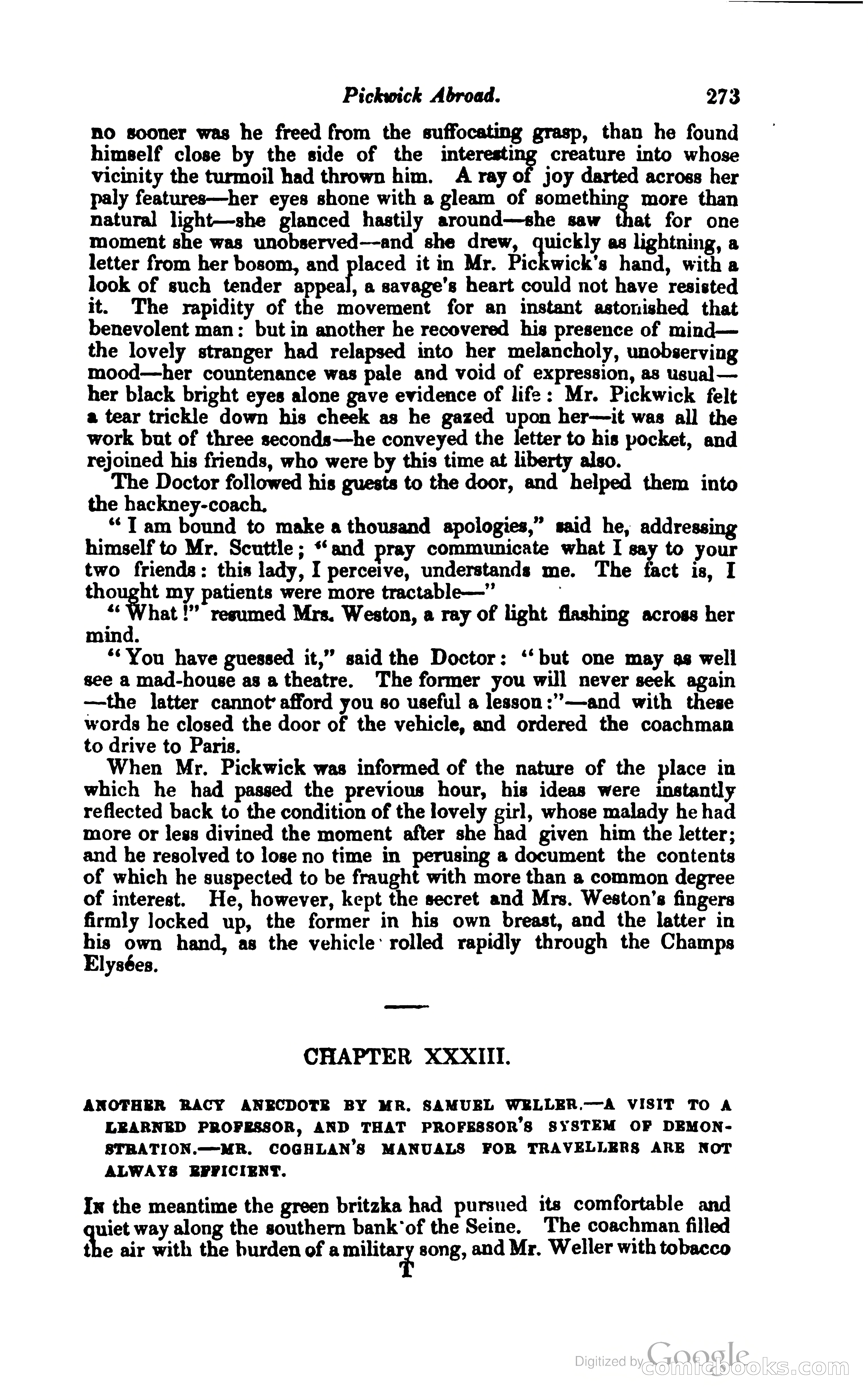 Pickwick Abroad: or, The Tour in France — page 334 of 399
