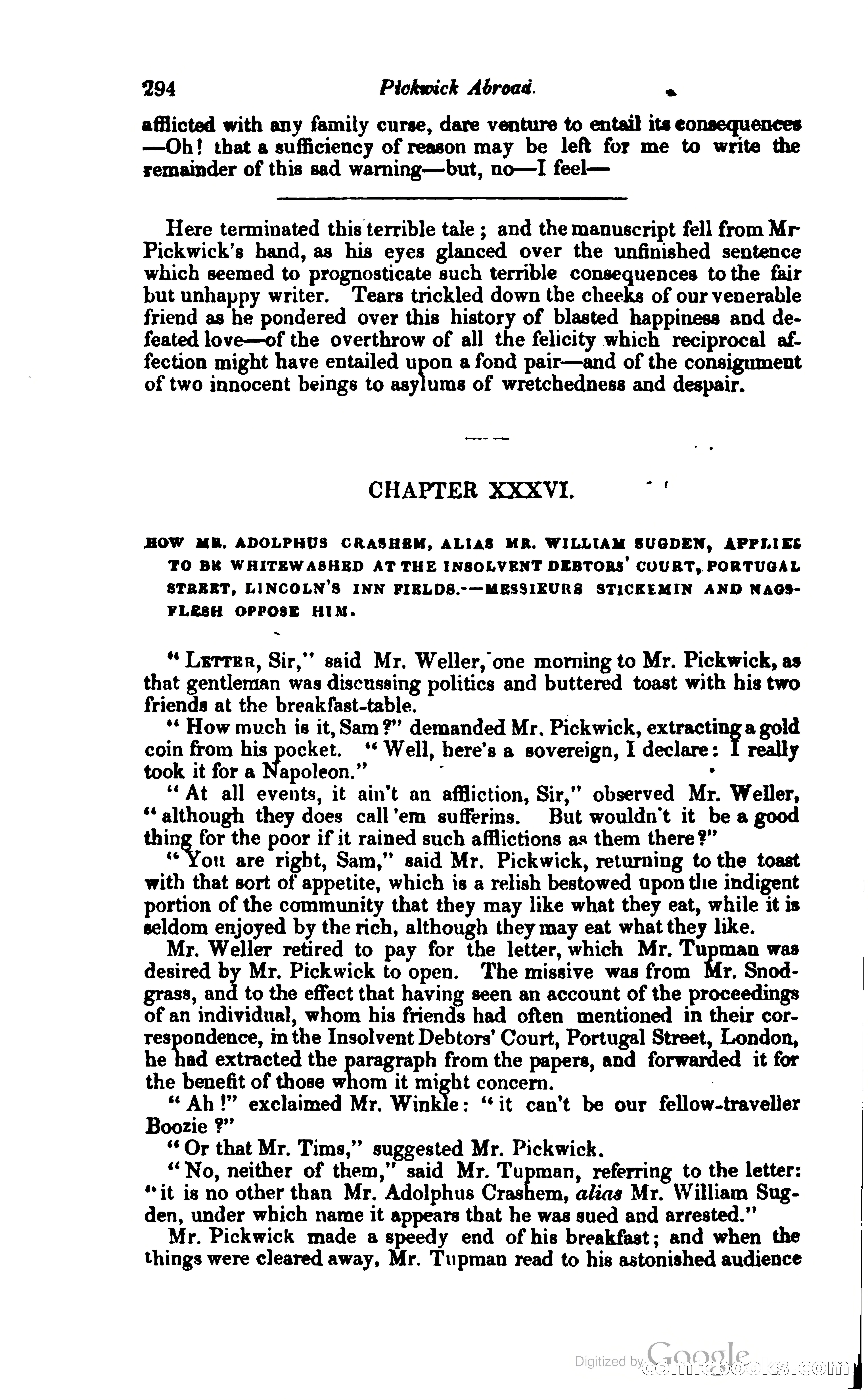 Pickwick Abroad: or, The Tour in France — page 355 of 399