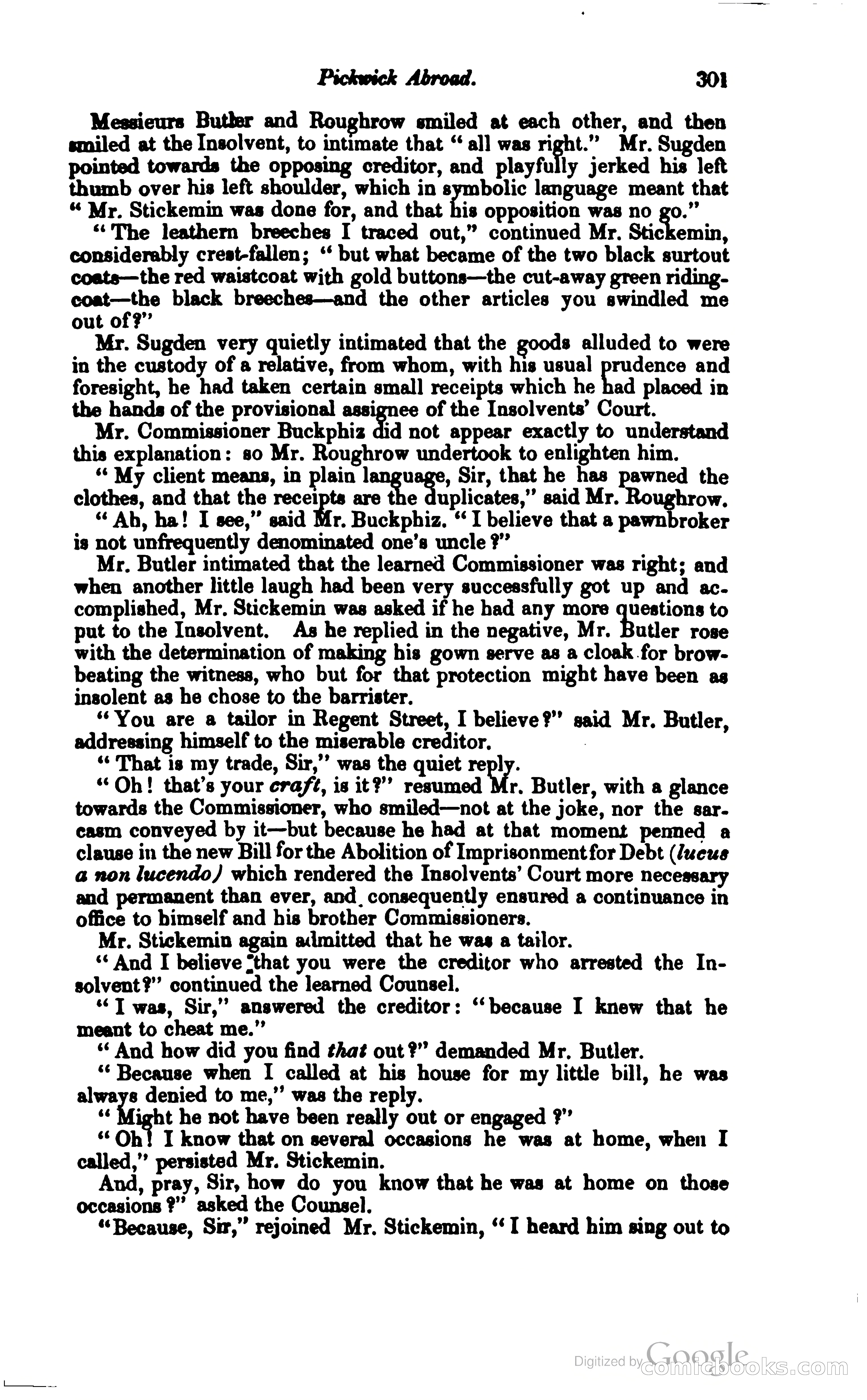 Pickwick Abroad: or, The Tour in France — page 364 of 399