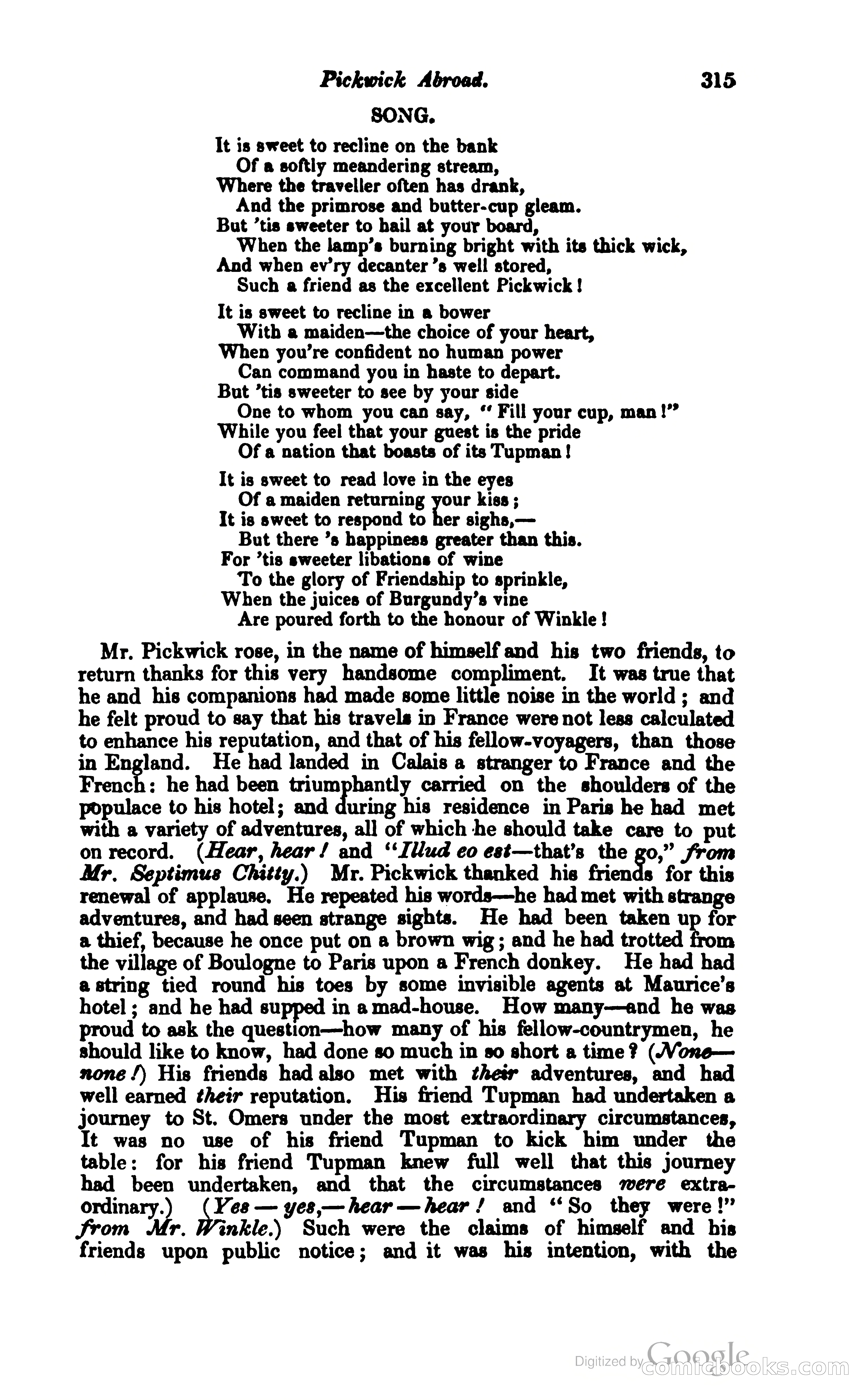 Pickwick Abroad: or, The Tour in France — page 380 of 399