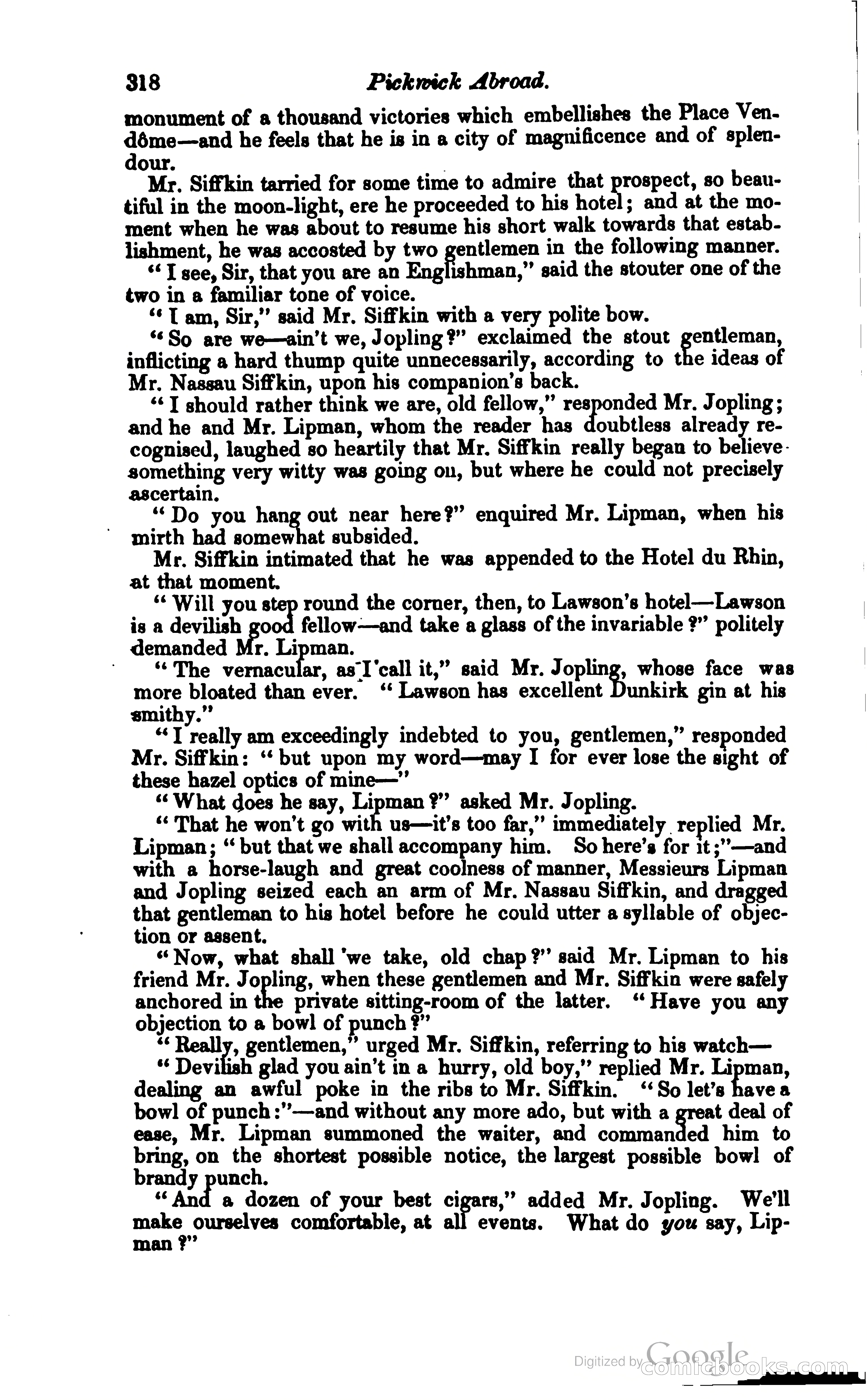 Pickwick Abroad: or, The Tour in France — page 383 of 399