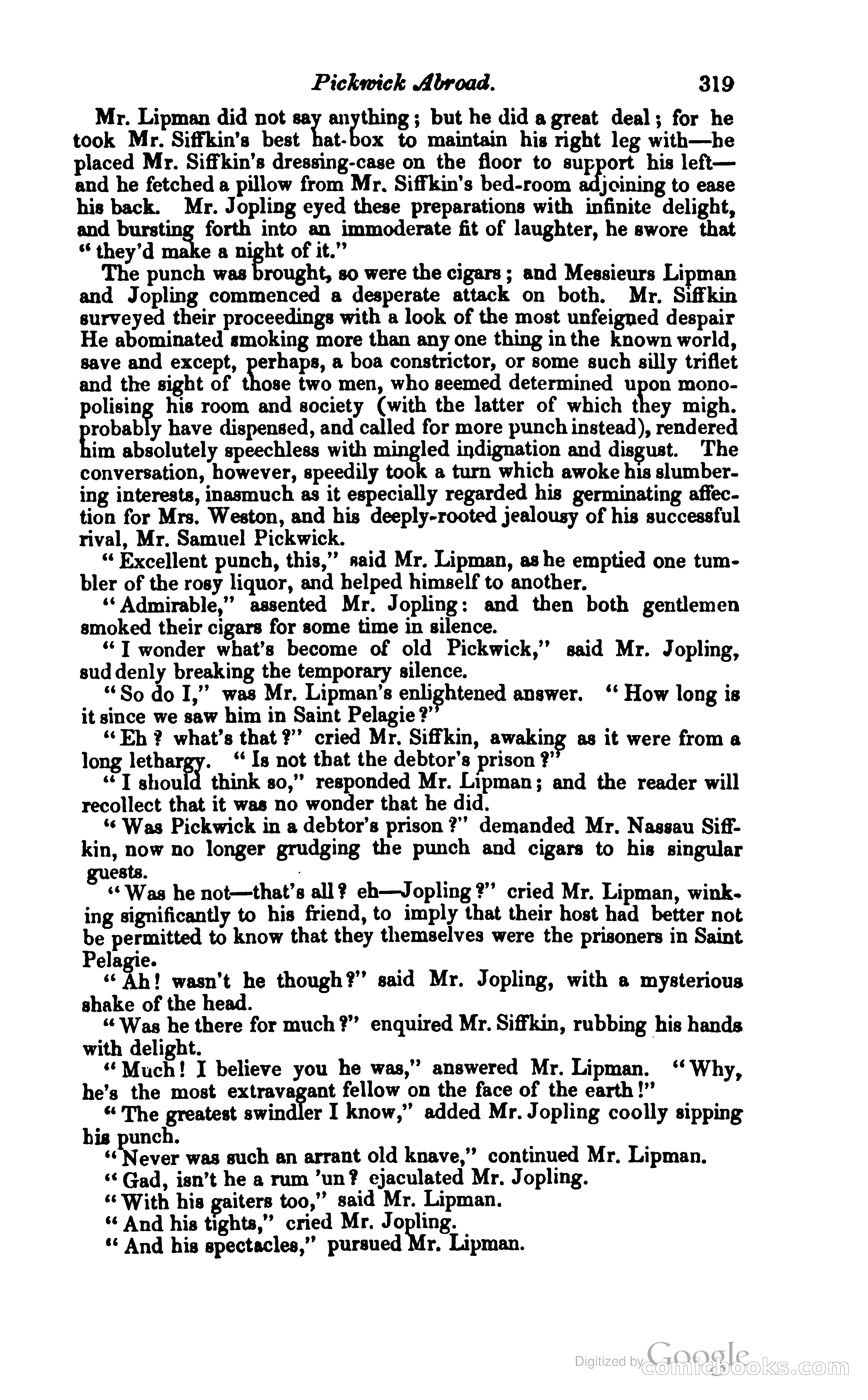 Pickwick Abroad: or, The Tour in France — page 384 of 399
