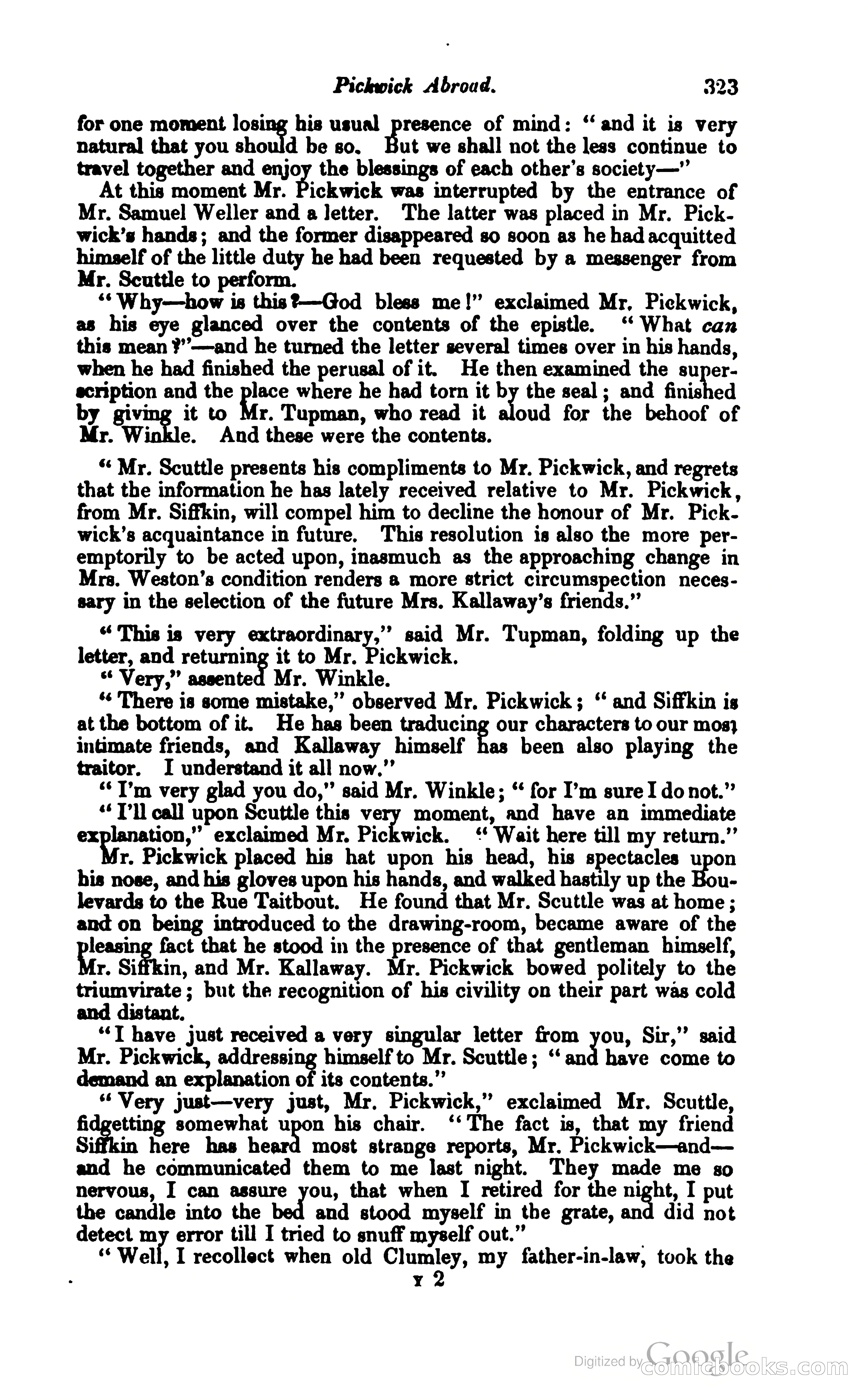 Pickwick Abroad: or, The Tour in France — page 388 of 399