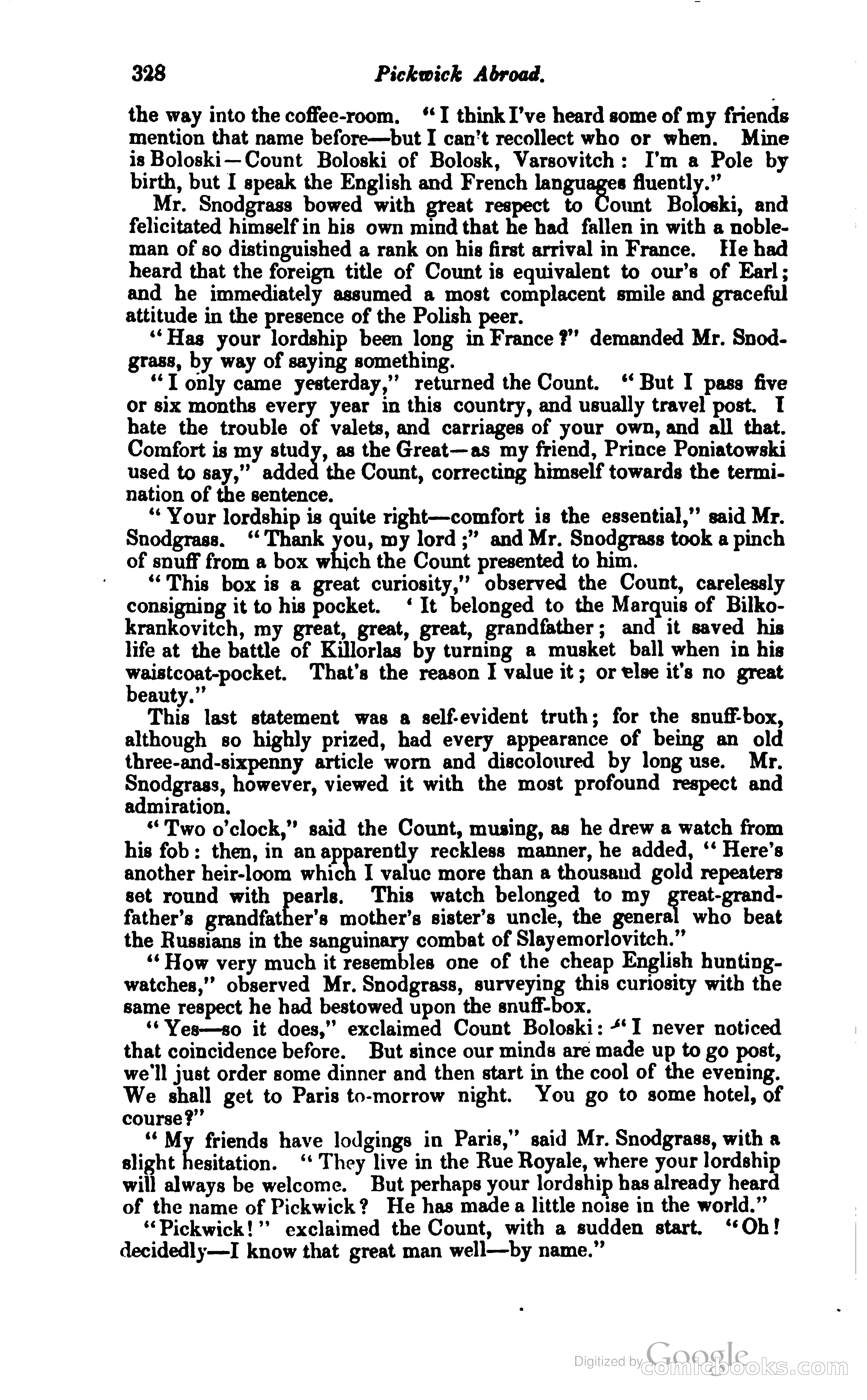 Pickwick Abroad: or, The Tour in France — page 395 of 399