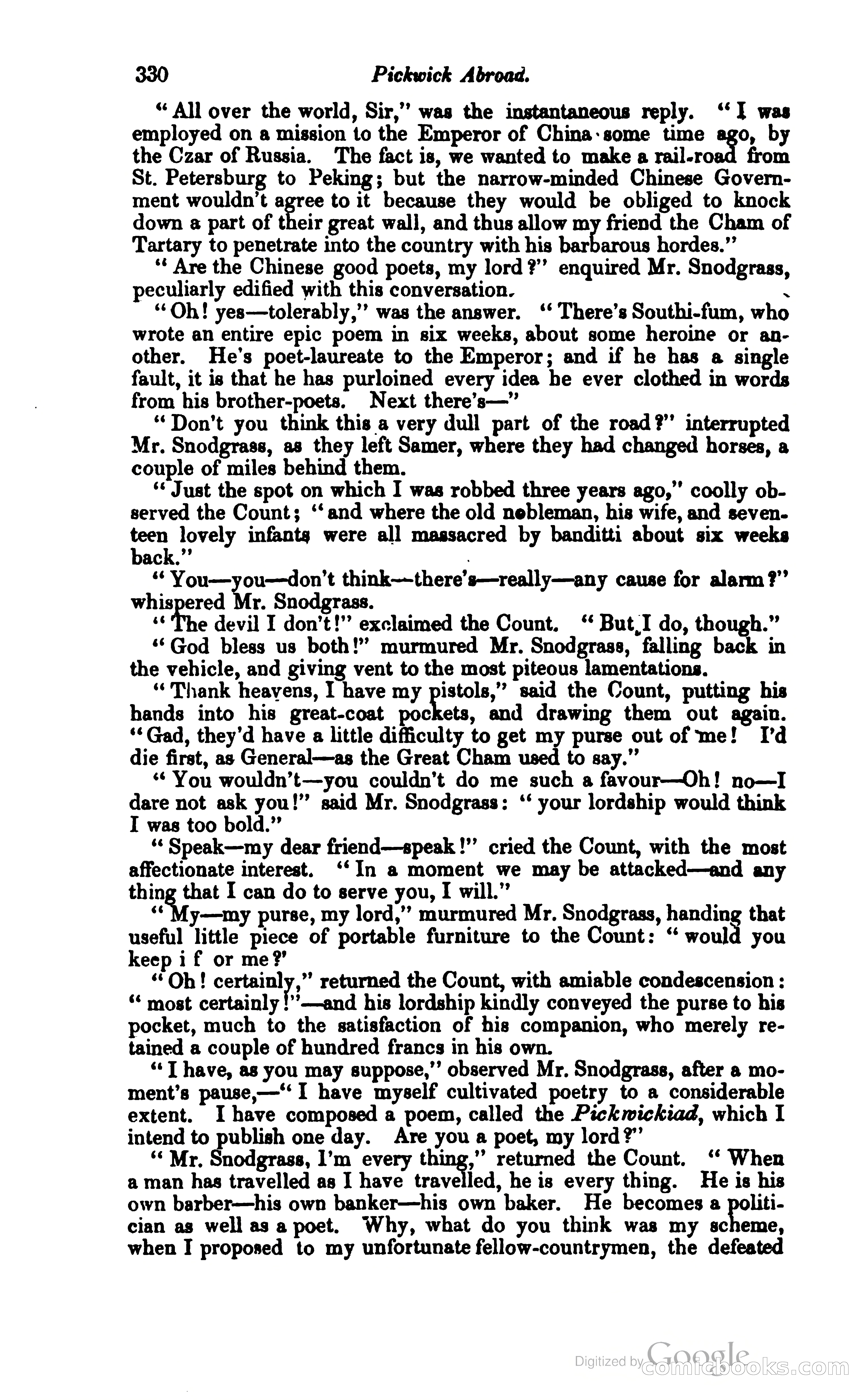 Pickwick Abroad: or, The Tour in France — page 399 of 399