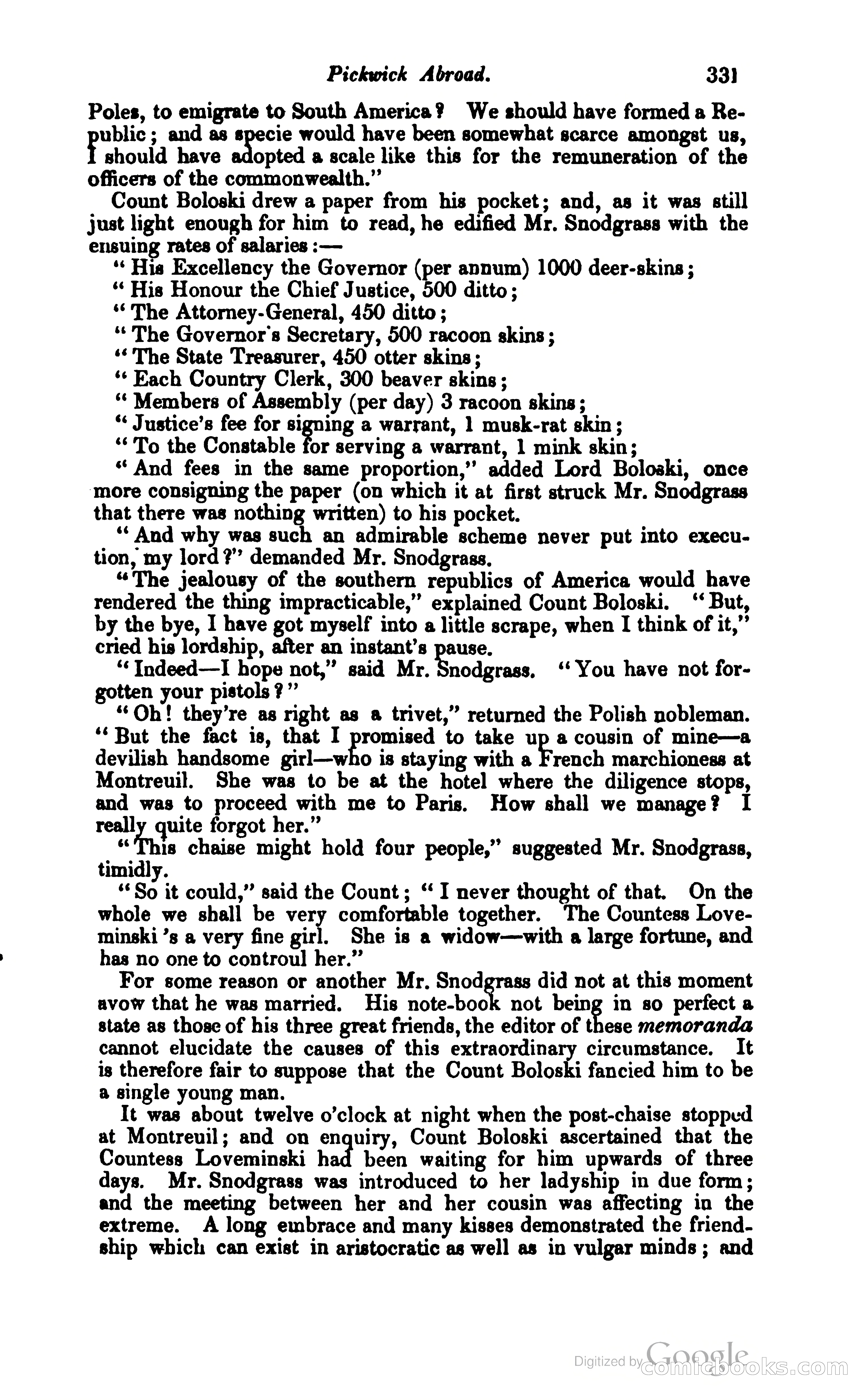 Pickwick Abroad: or, The Tour in France — page 400 of 399