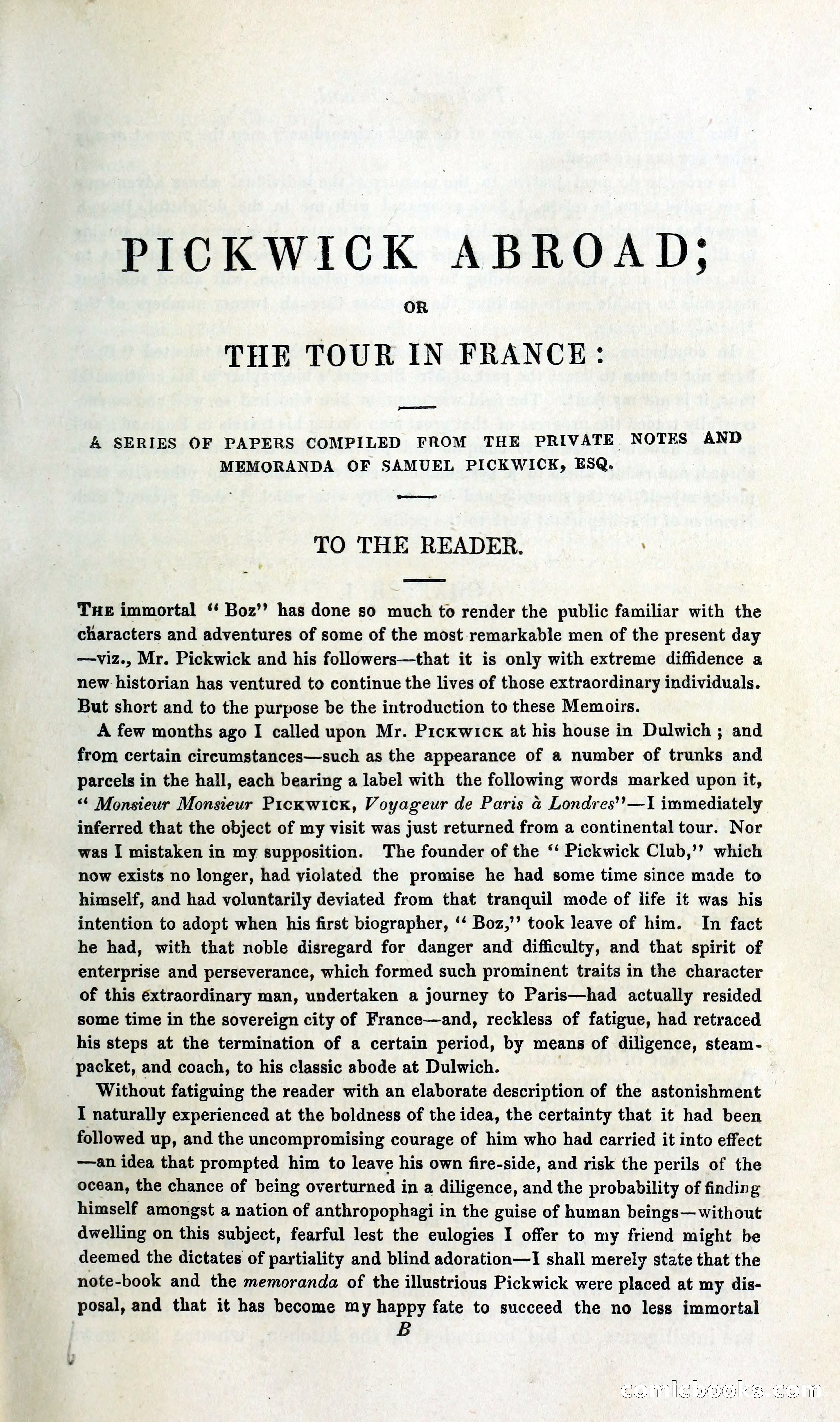 Pickwick Abroad: or, The Tour in France — page 28 of 392