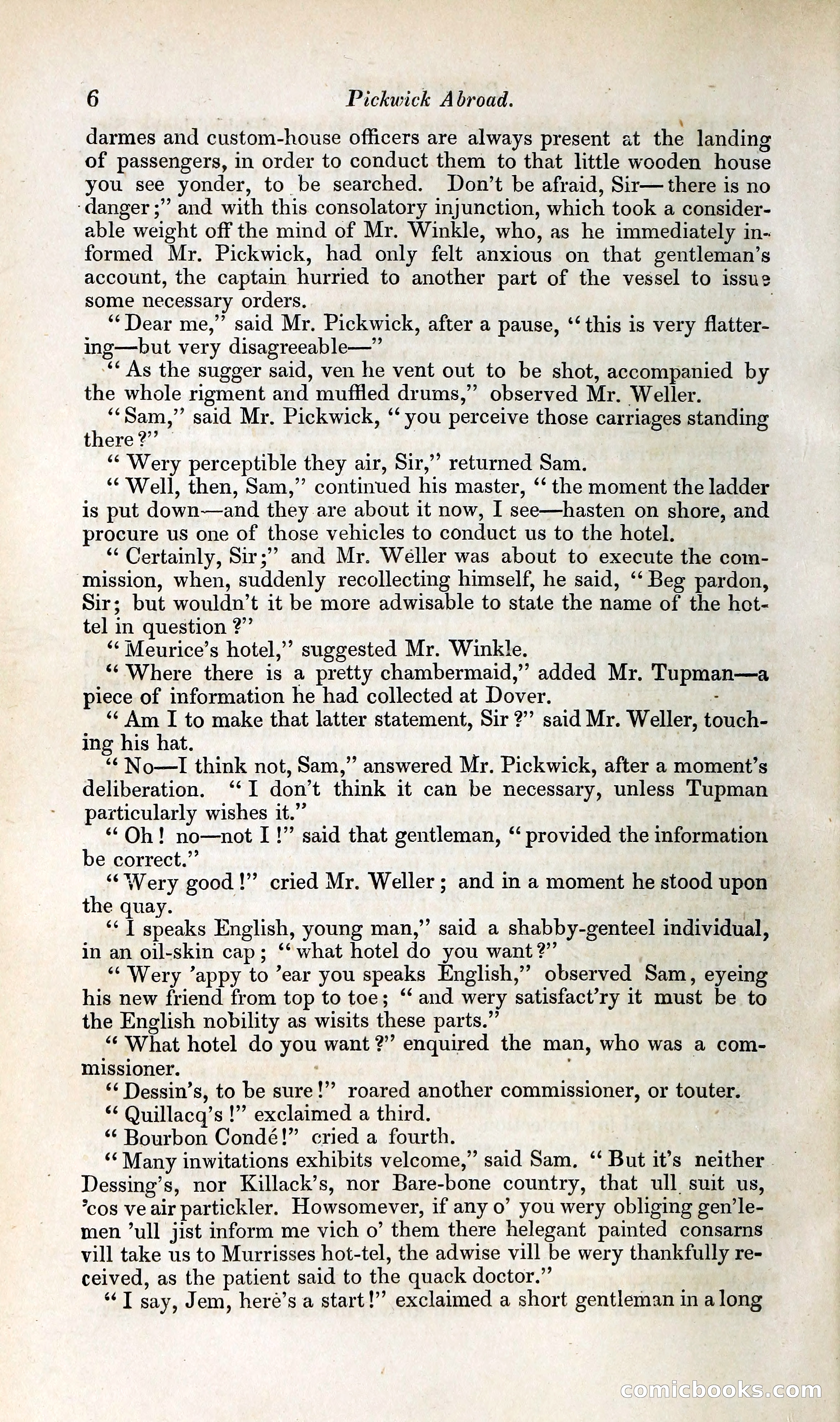 Pickwick Abroad: or, The Tour in France — page 33 of 392