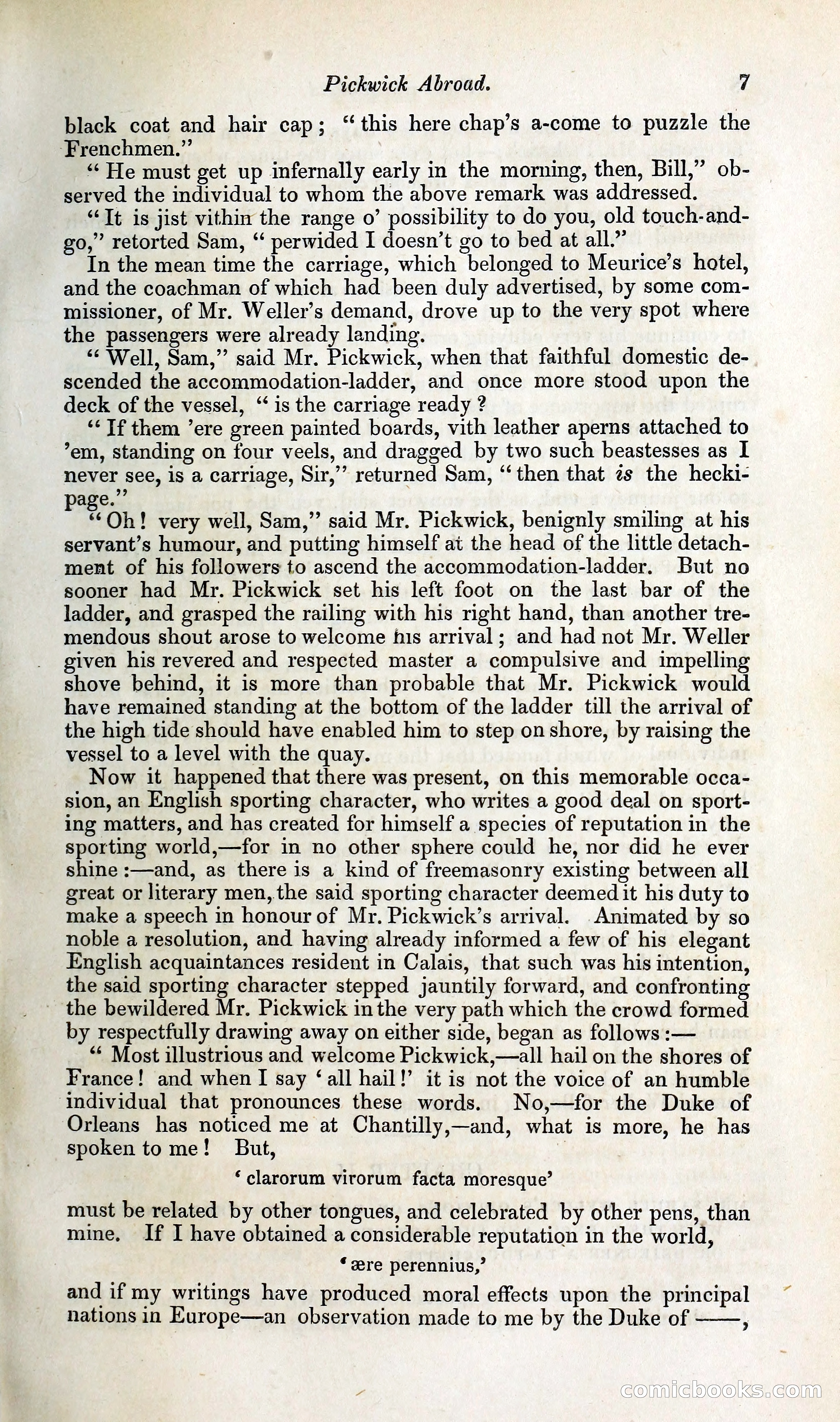 Pickwick Abroad: or, The Tour in France — page 34 of 392