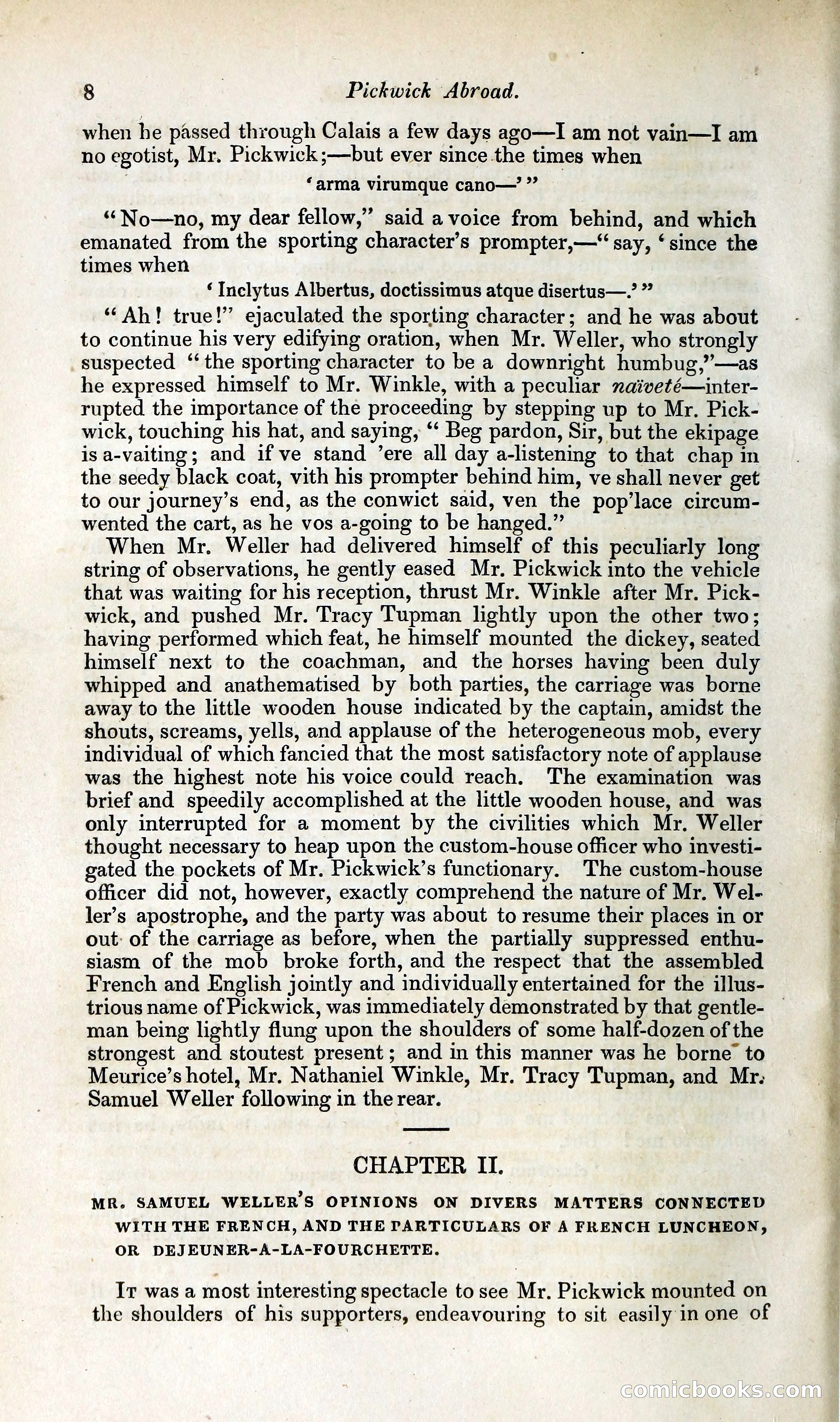 Pickwick Abroad: or, The Tour in France — page 35 of 392