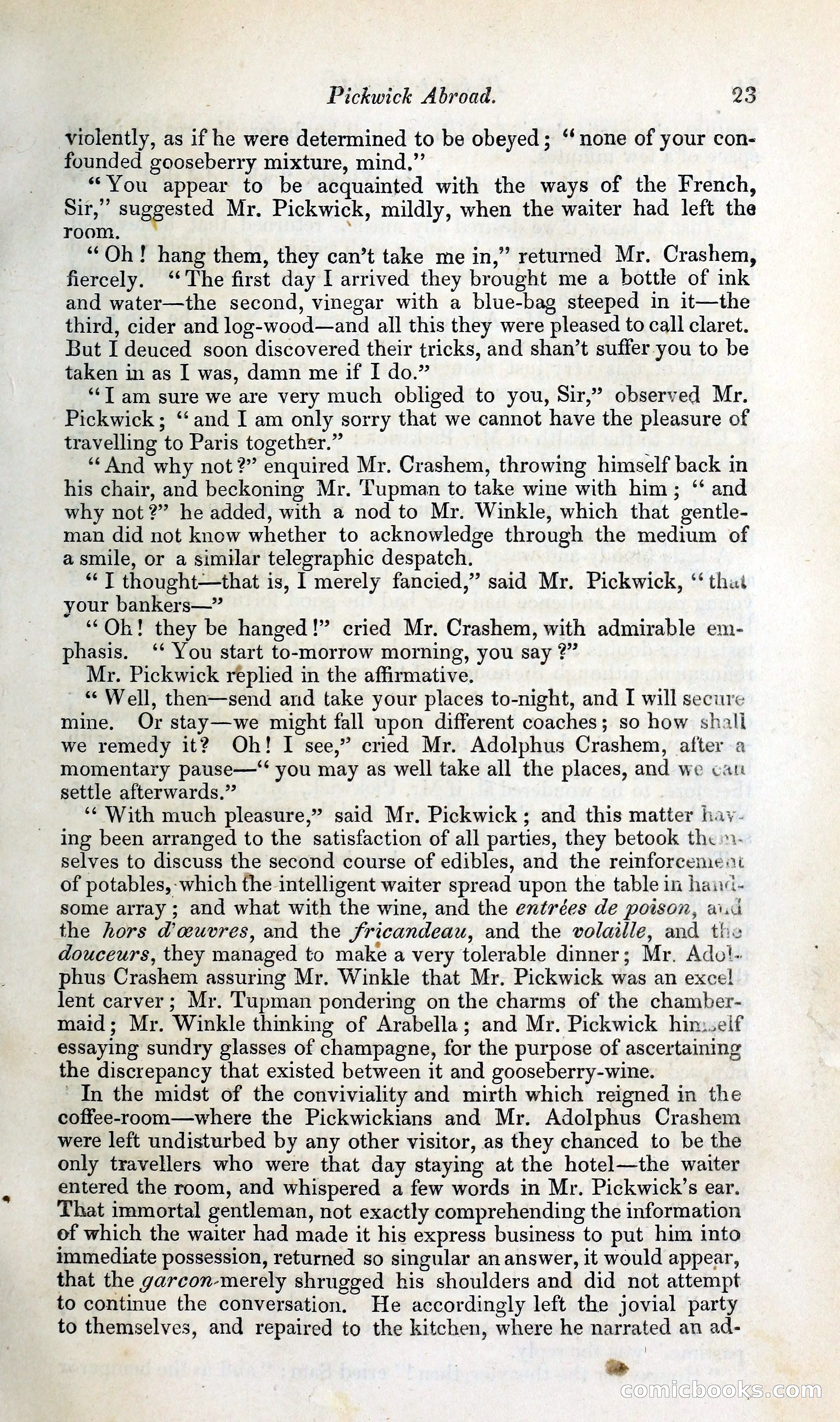 Pickwick Abroad: or, The Tour in France — page 52 of 392