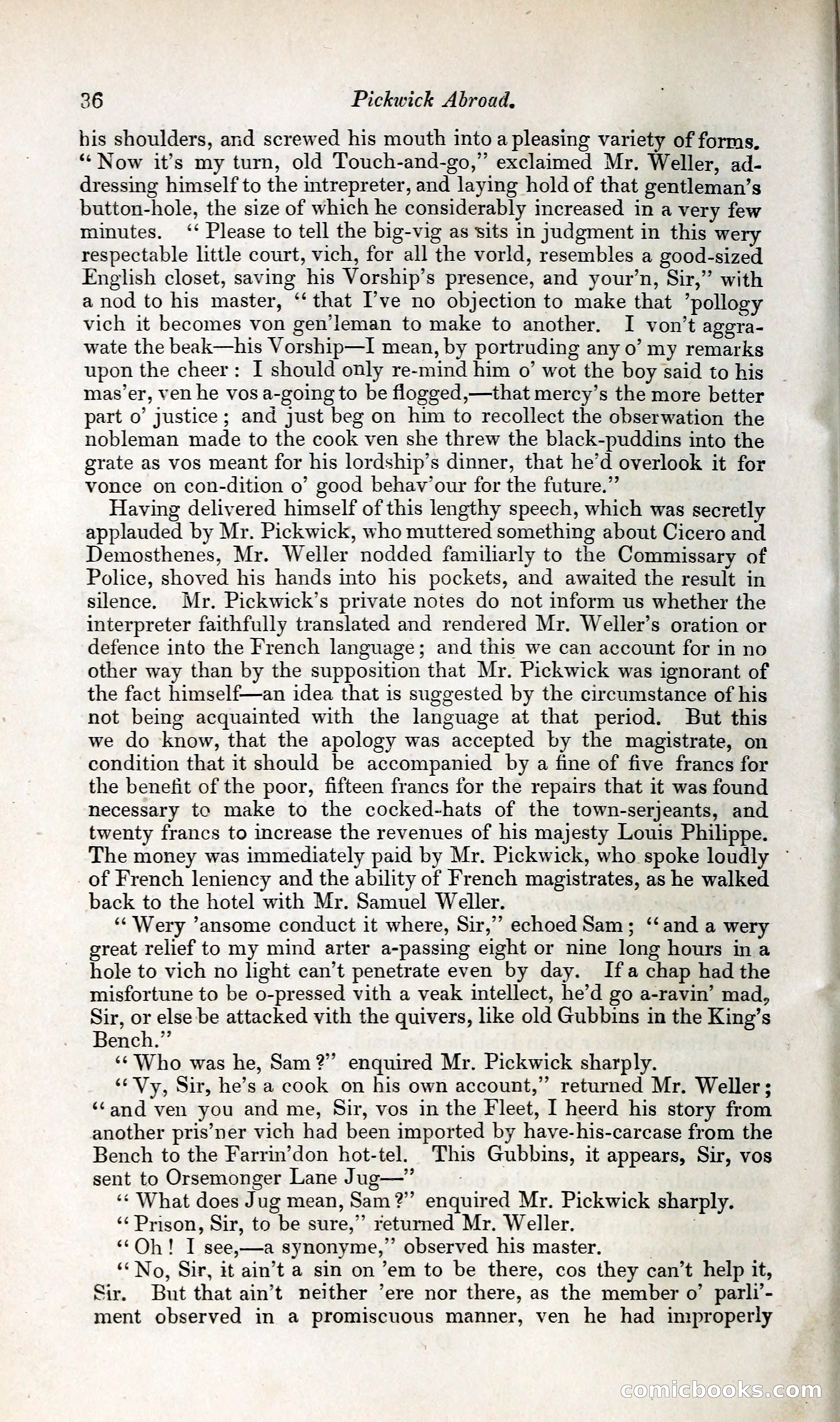 Pickwick Abroad: or, The Tour in France — page 65 of 392