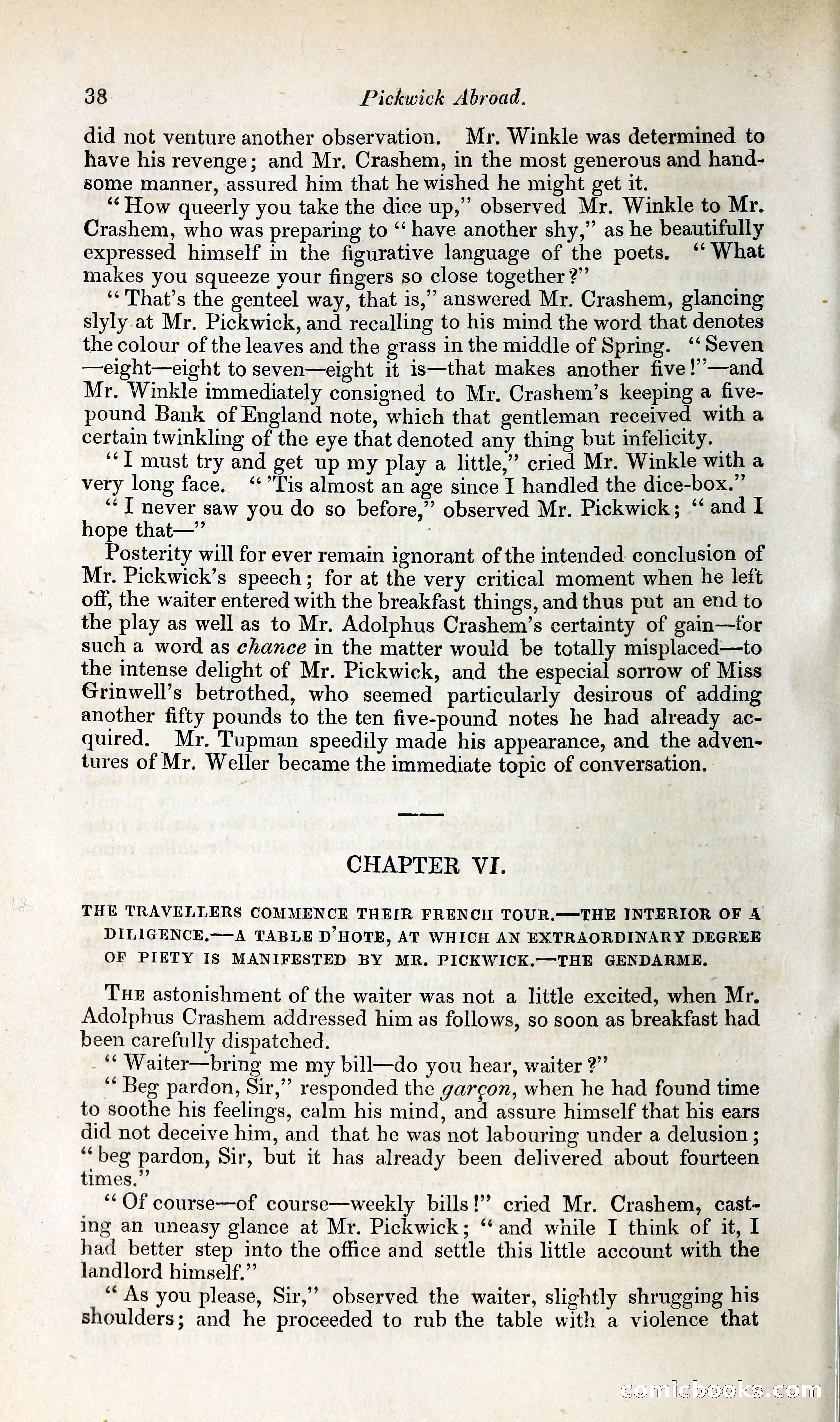 Pickwick Abroad: or, The Tour in France — page 69 of 392
