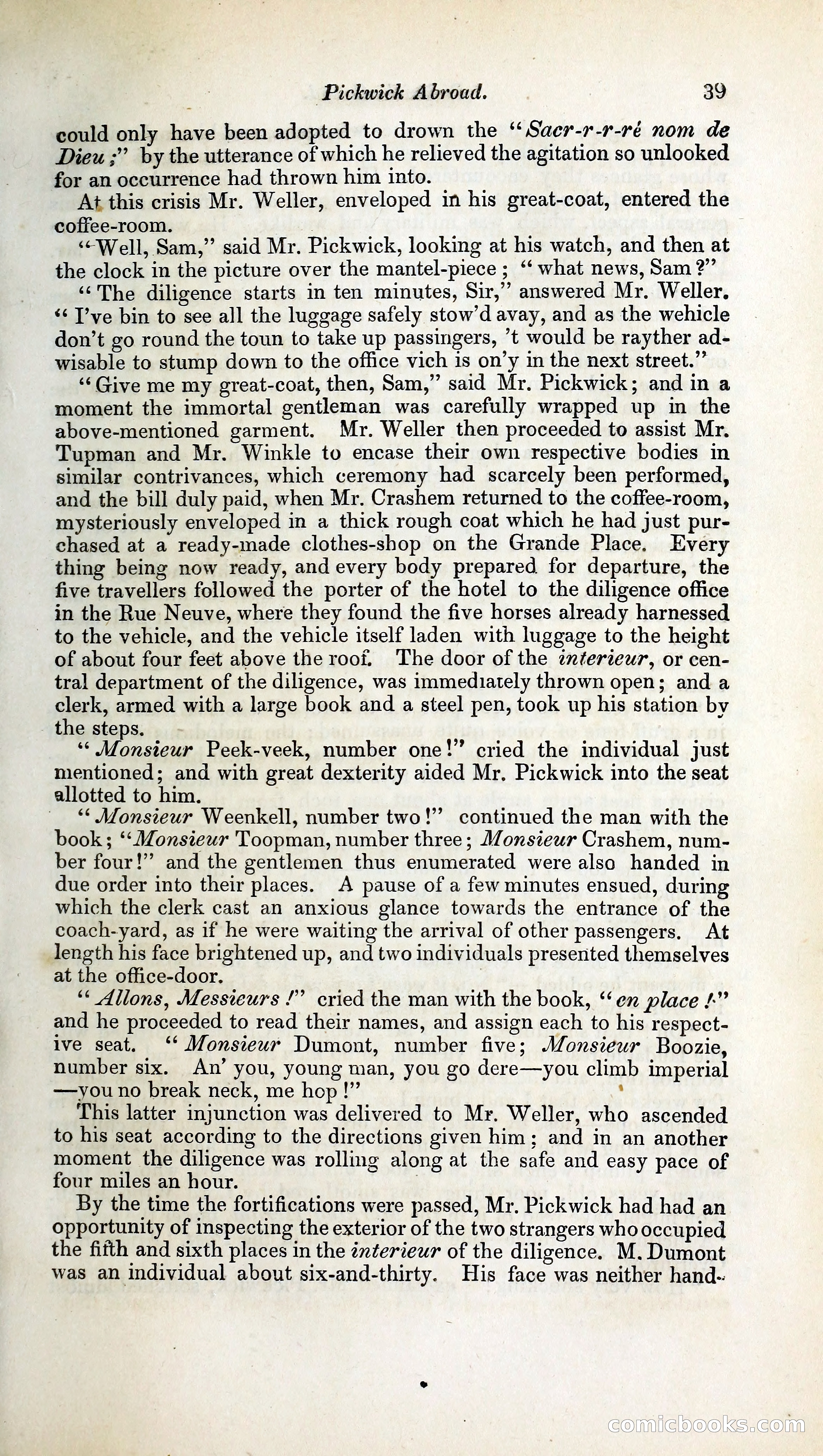 Pickwick Abroad: or, The Tour in France — page 70 of 392