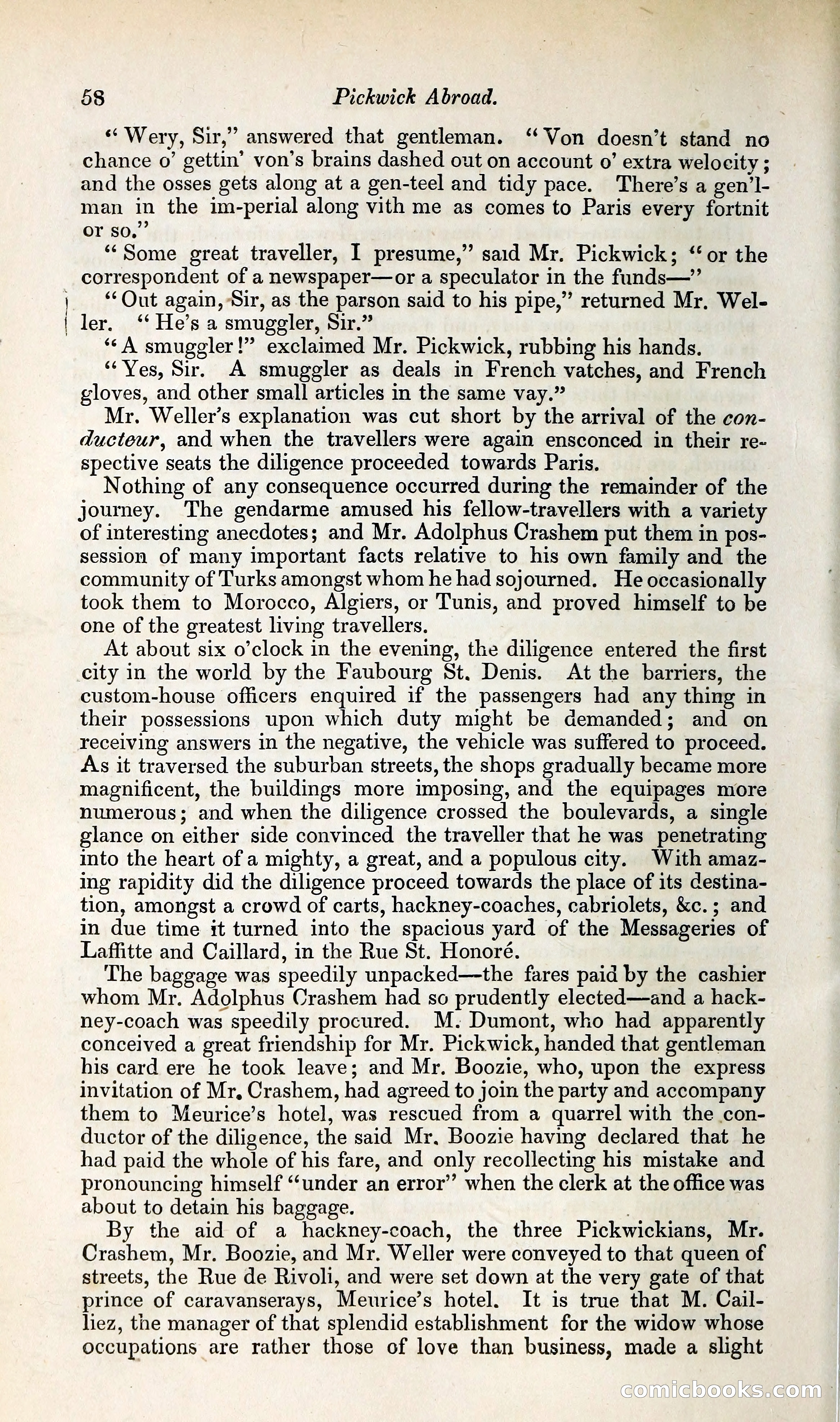 Pickwick Abroad: or, The Tour in France — page 91 of 392