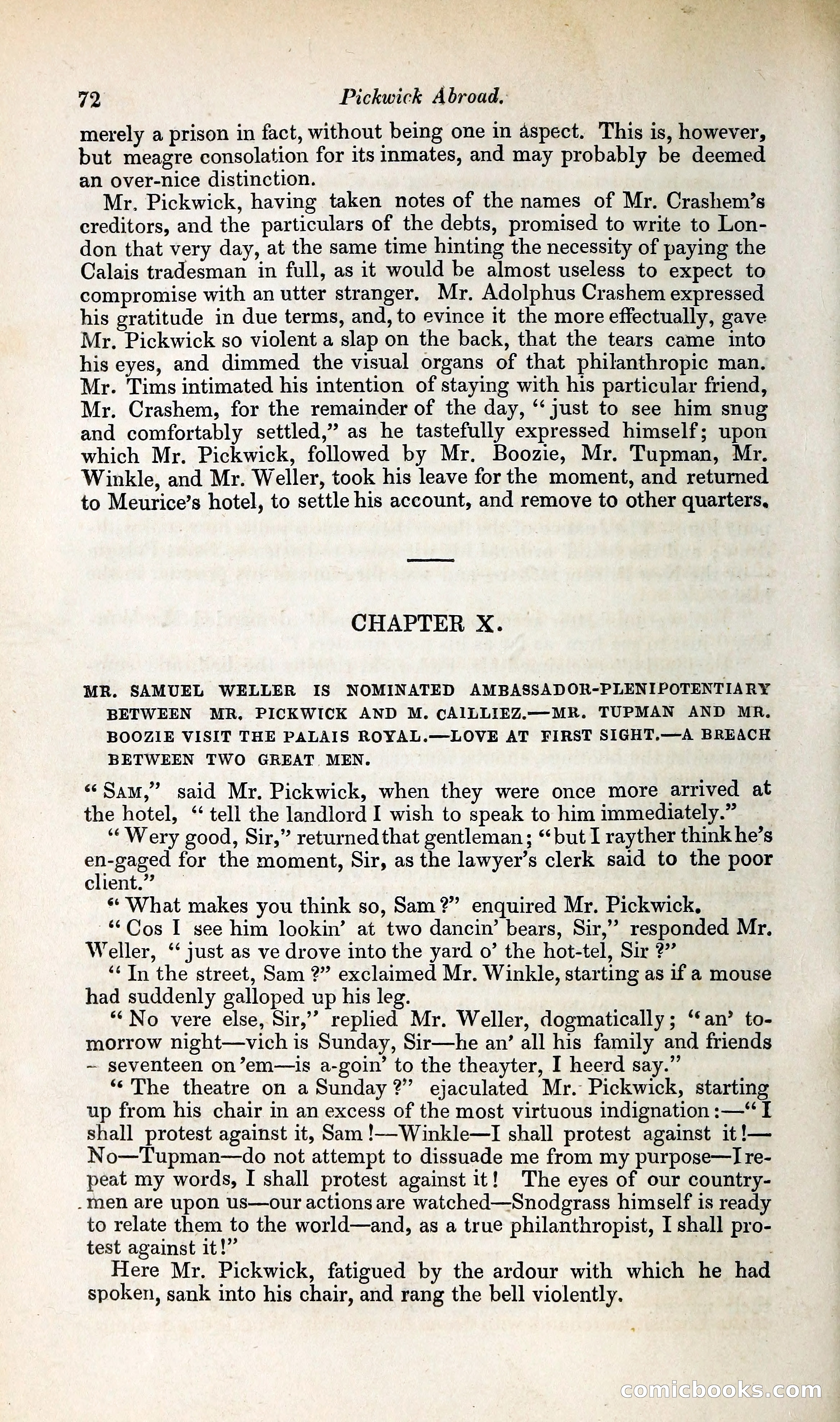 Pickwick Abroad: or, The Tour in France — page 105 of 392