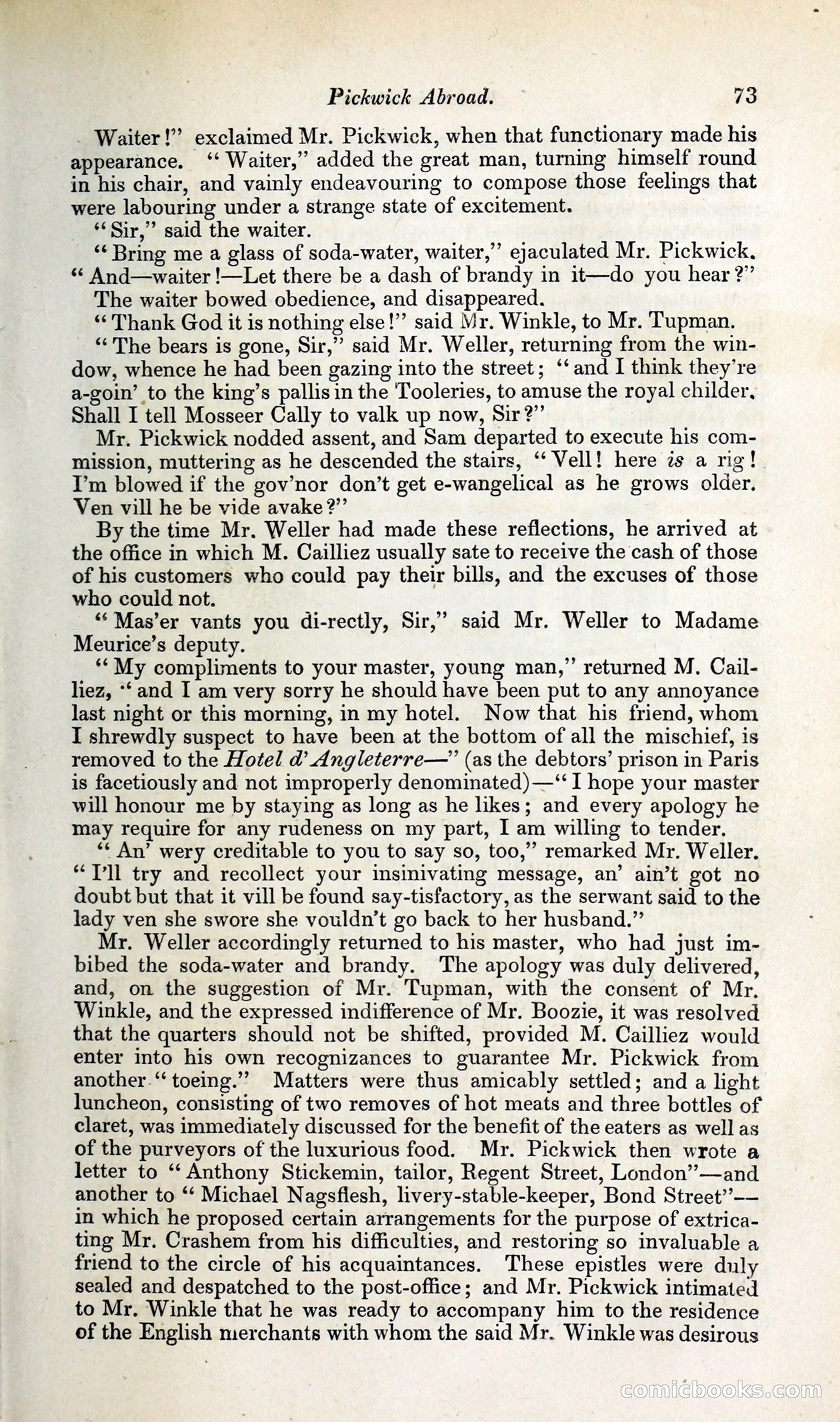 Pickwick Abroad: or, The Tour in France — page 106 of 392