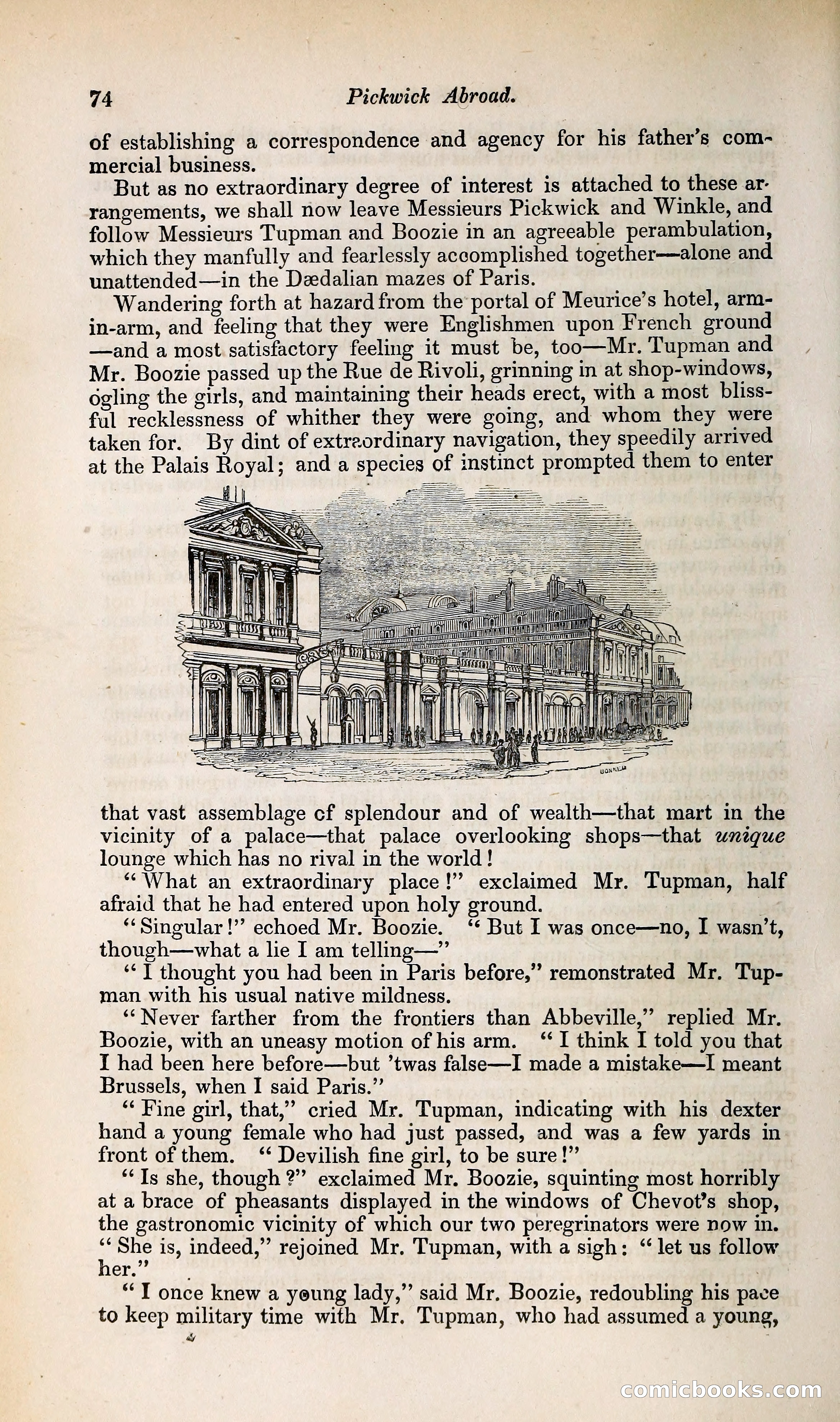 Pickwick Abroad: or, The Tour in France — page 107 of 392