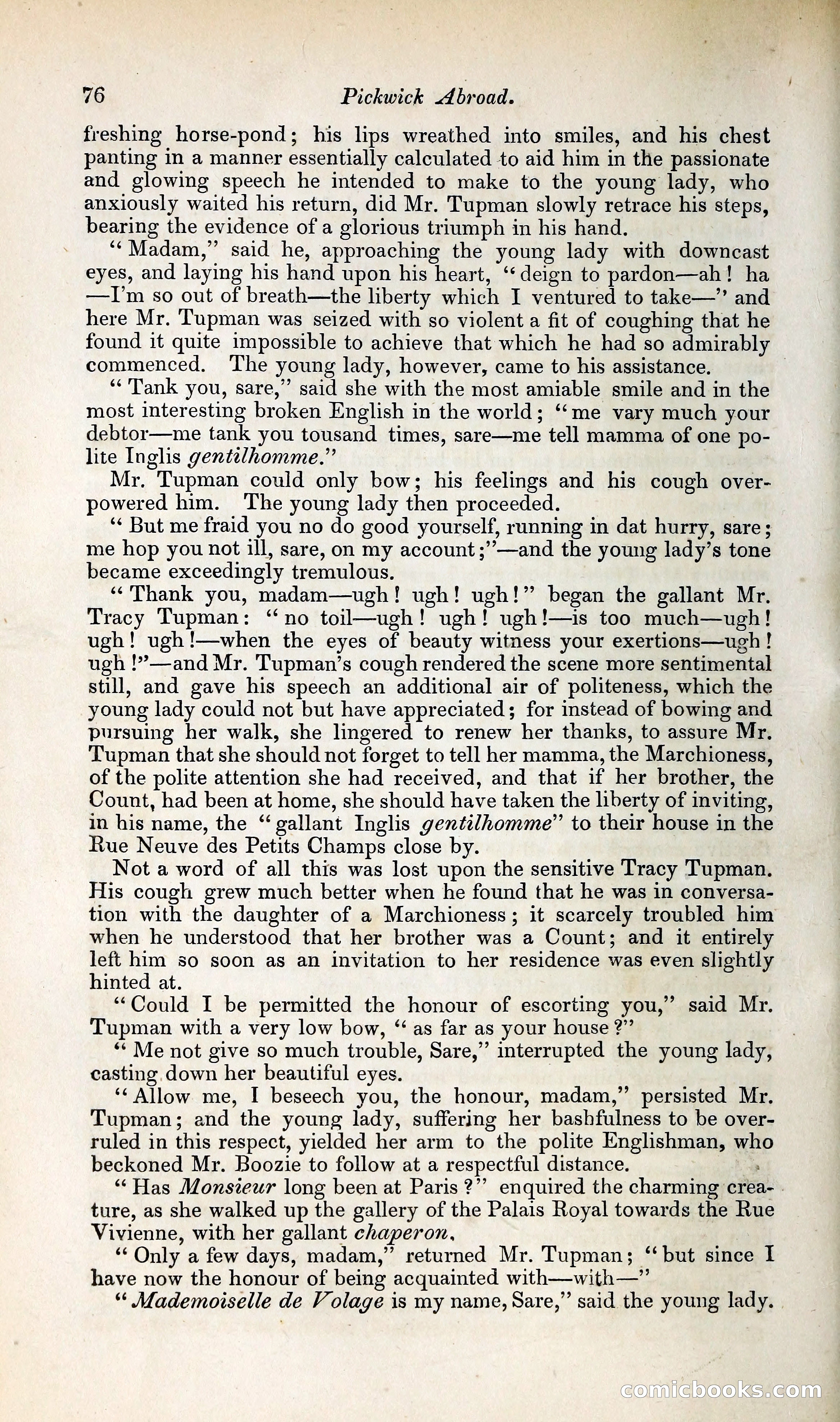 Pickwick Abroad: or, The Tour in France — page 109 of 392