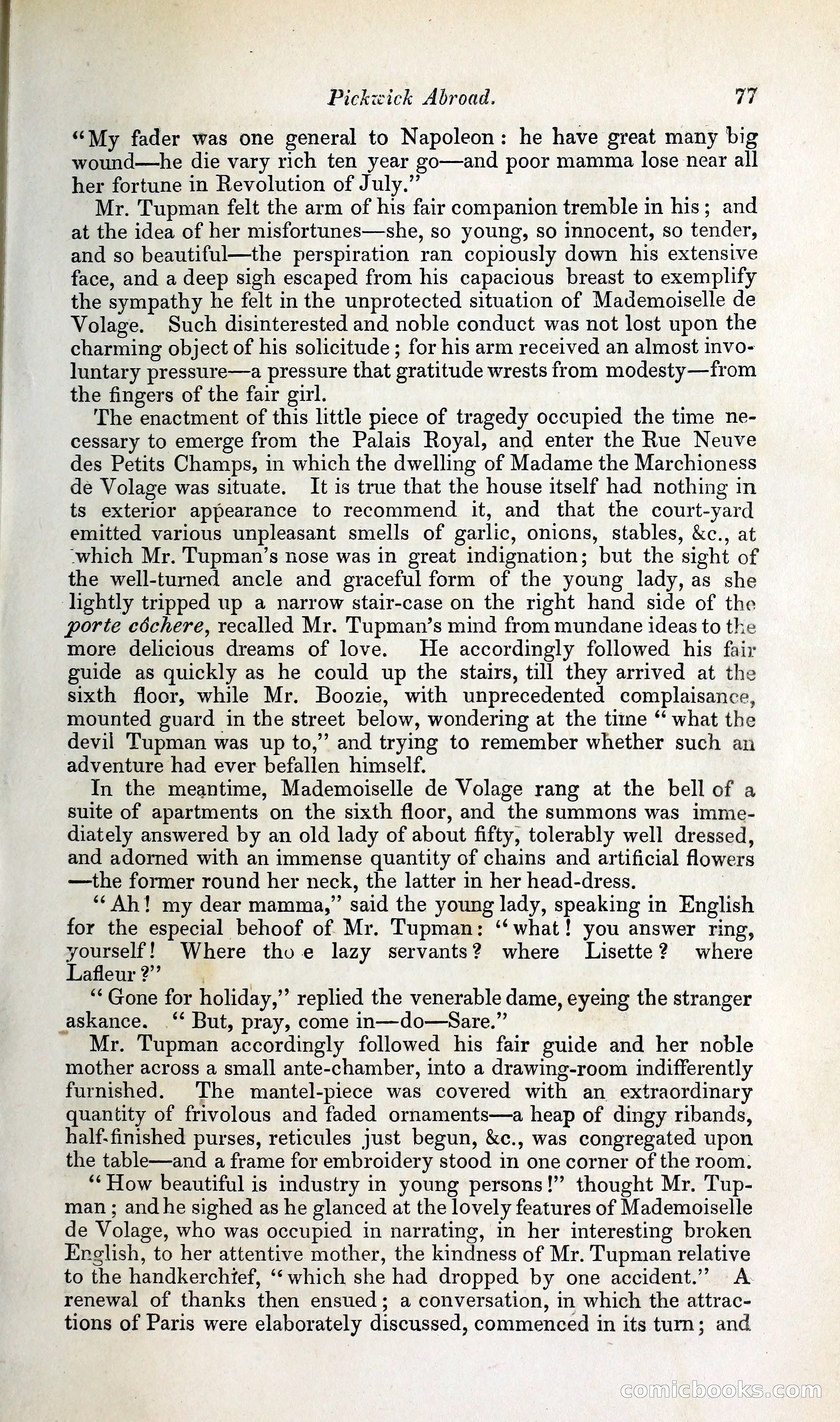 Pickwick Abroad: or, The Tour in France — page 110 of 392