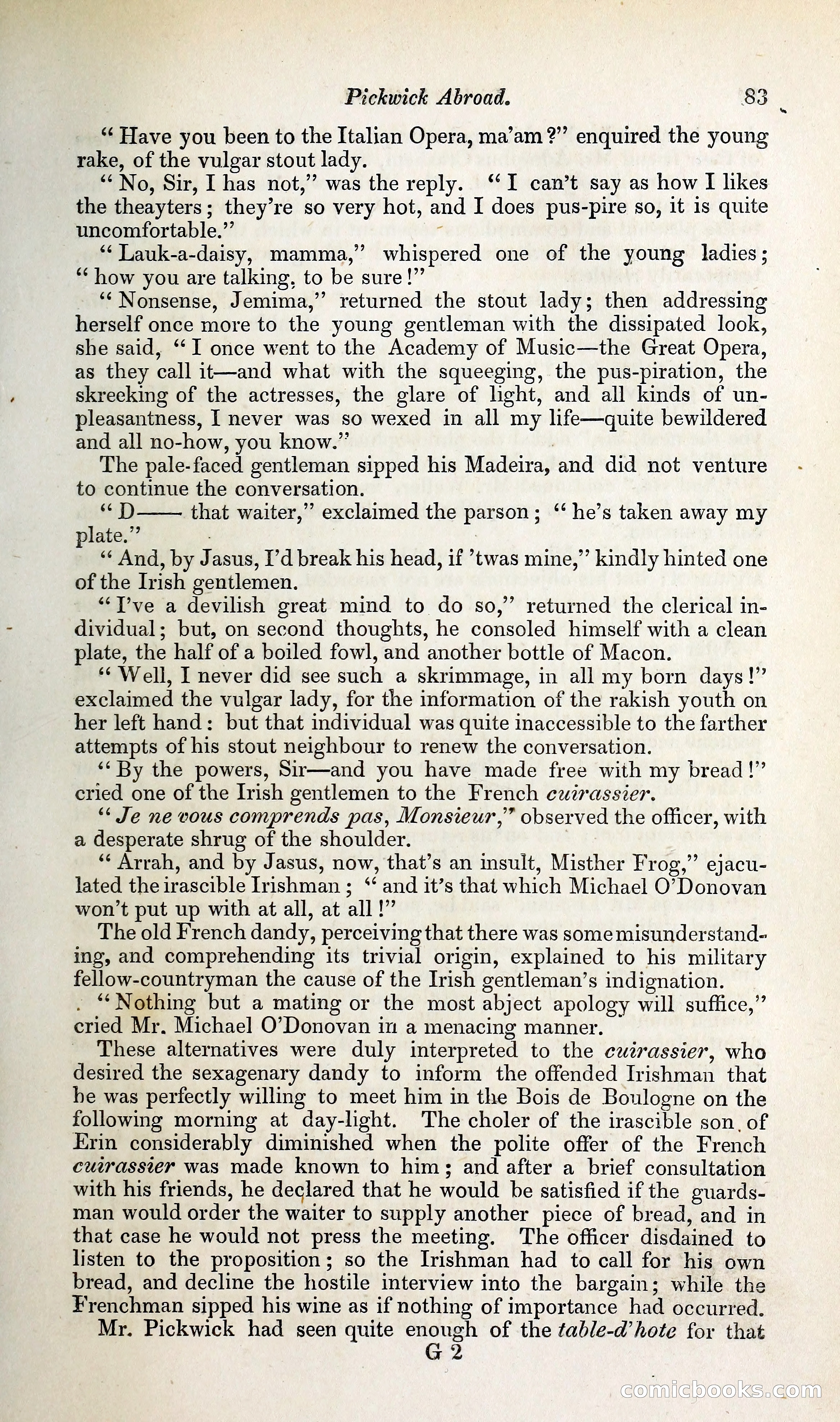 Pickwick Abroad: or, The Tour in France — page 118 of 392