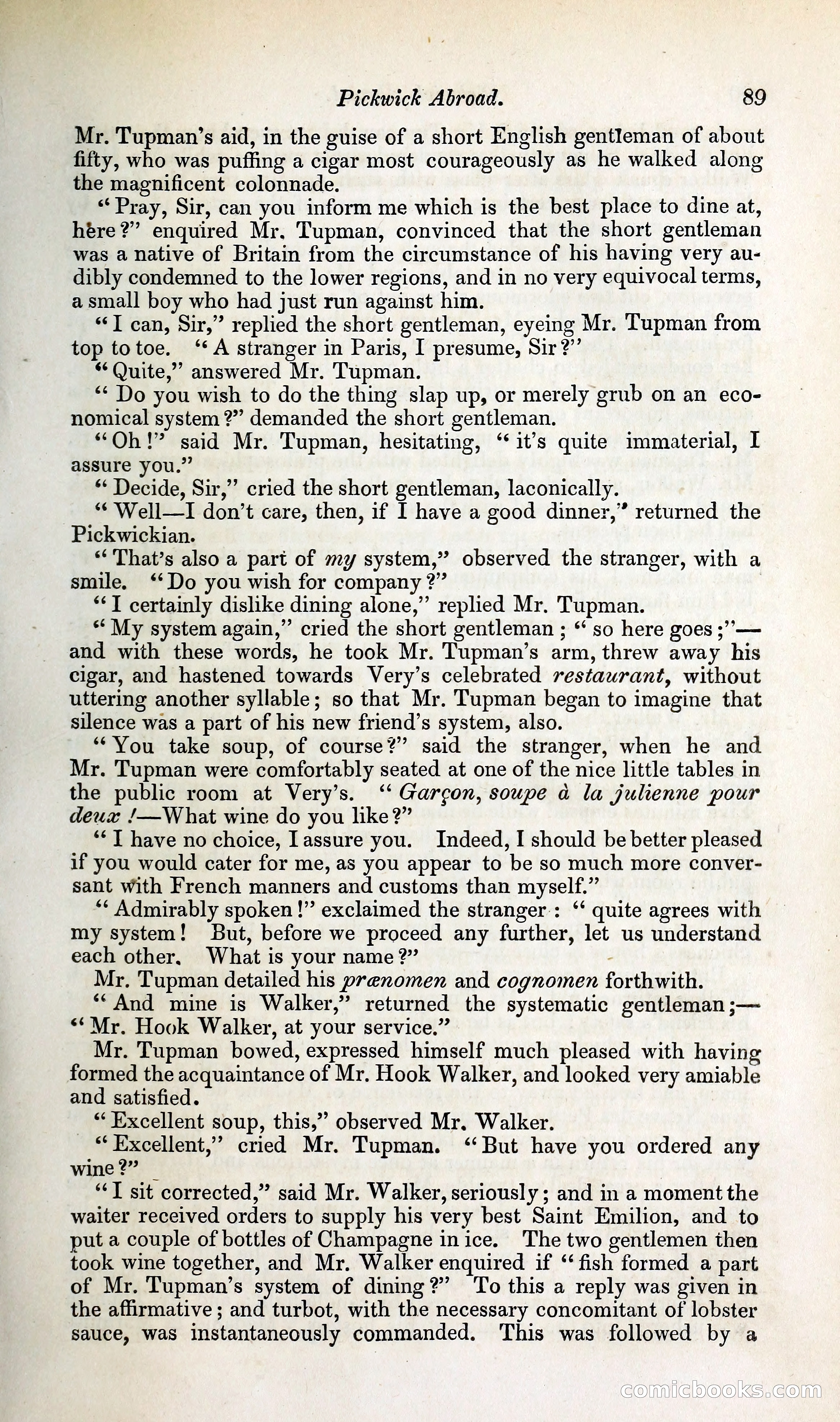 Pickwick Abroad: or, The Tour in France — page 126 of 392