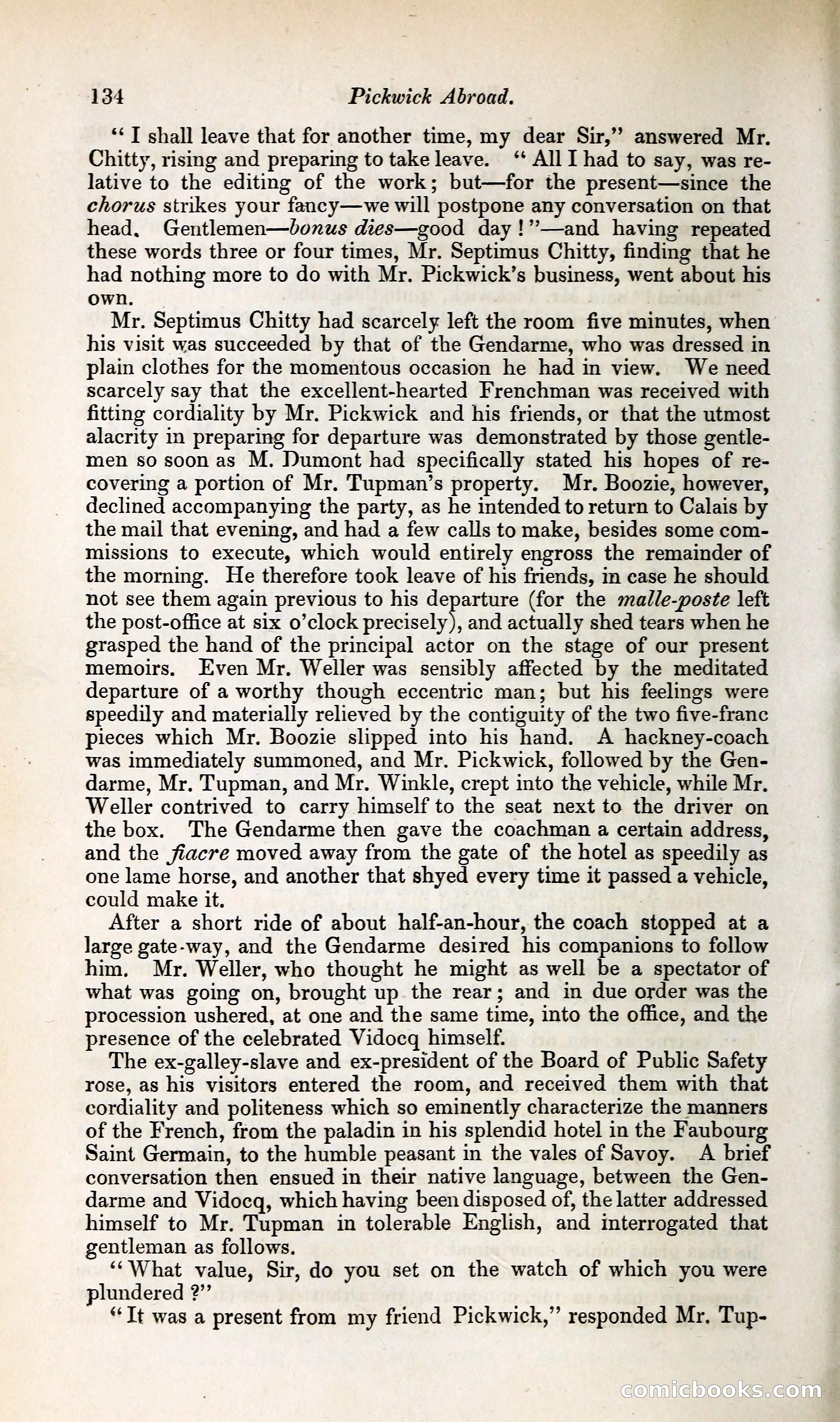 Pickwick Abroad: or, The Tour in France — page 177 of 392