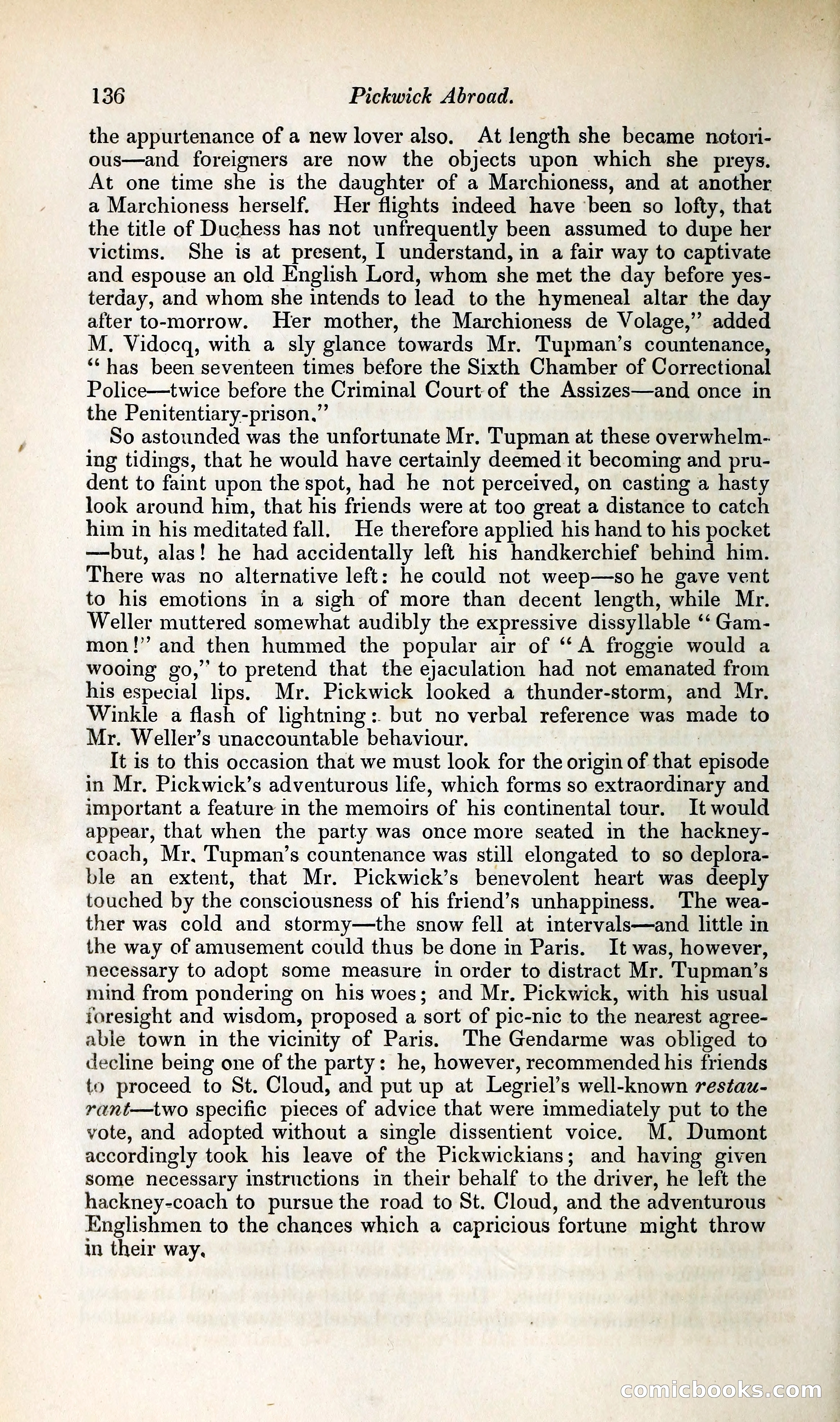 Pickwick Abroad: or, The Tour in France — page 179 of 392