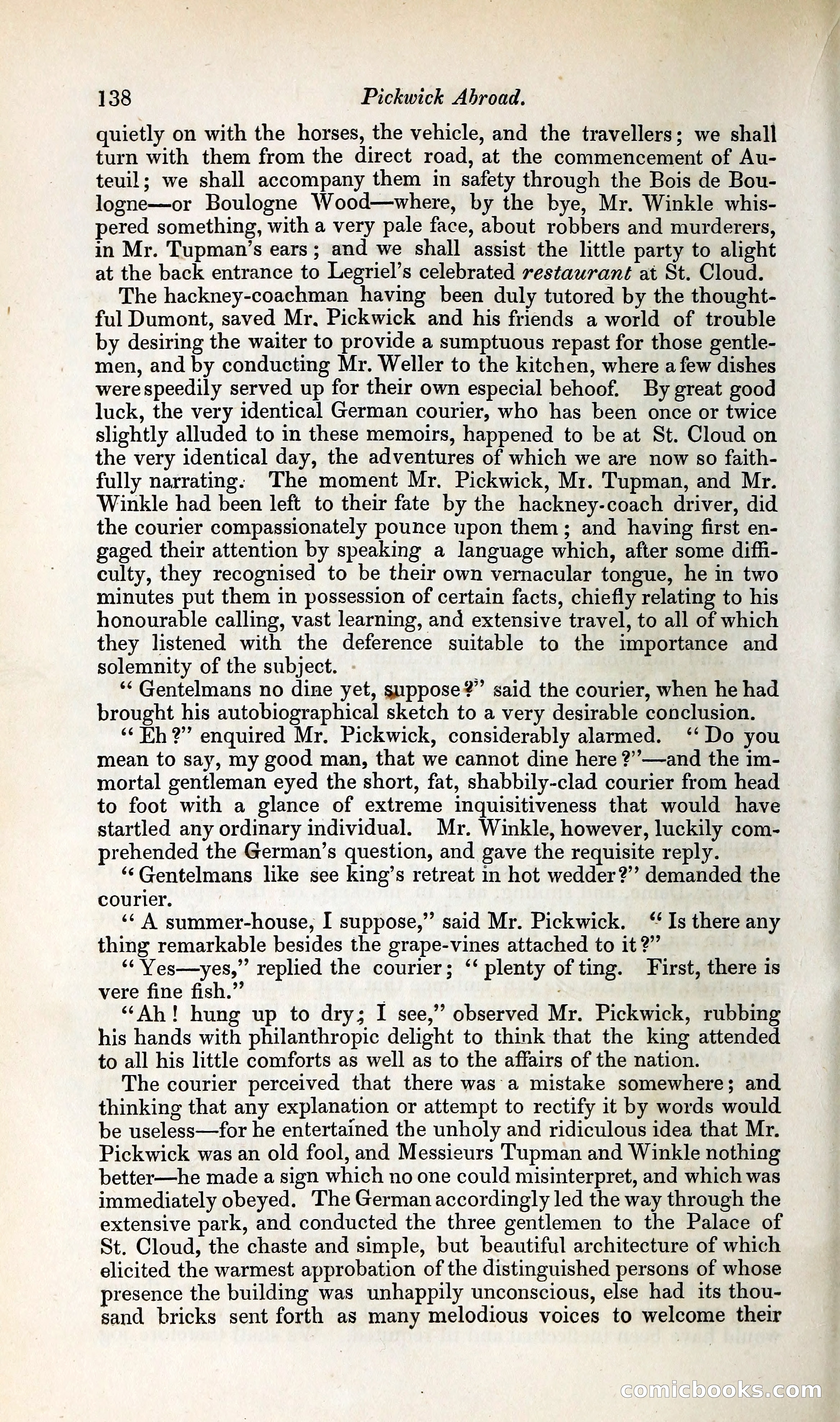 Pickwick Abroad: or, The Tour in France — page 181 of 392