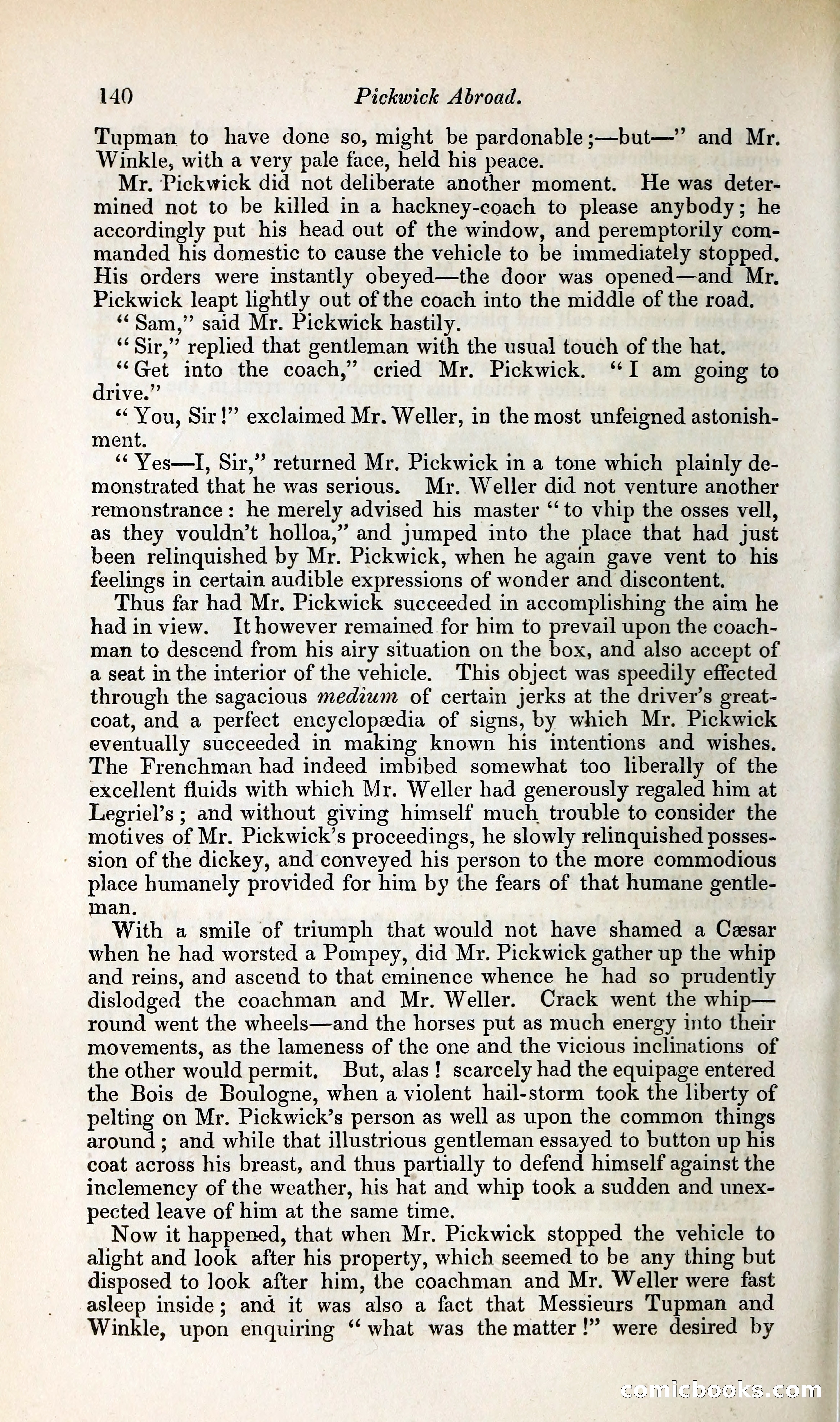 Pickwick Abroad: or, The Tour in France — page 183 of 392