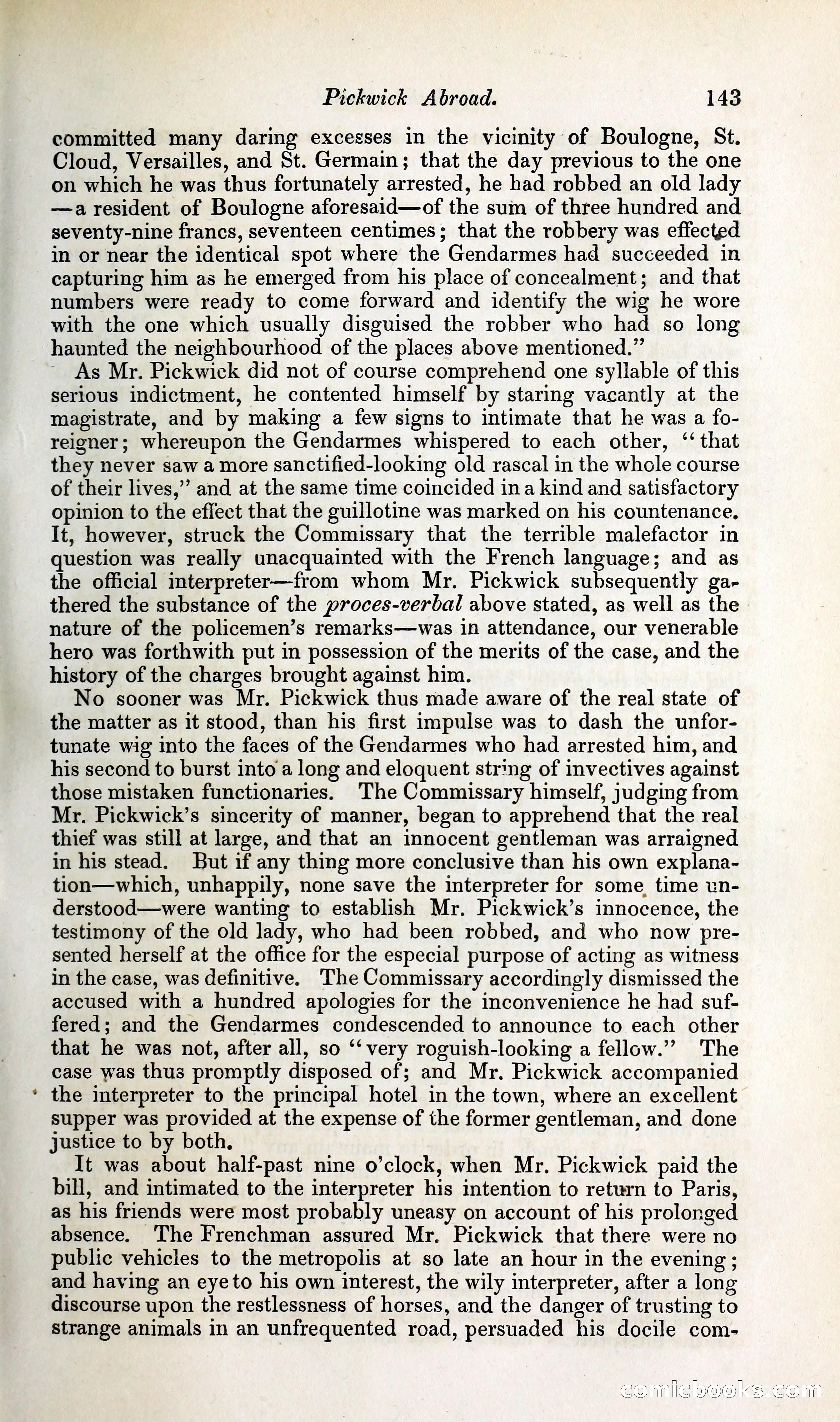Pickwick Abroad: or, The Tour in France — page 186 of 392